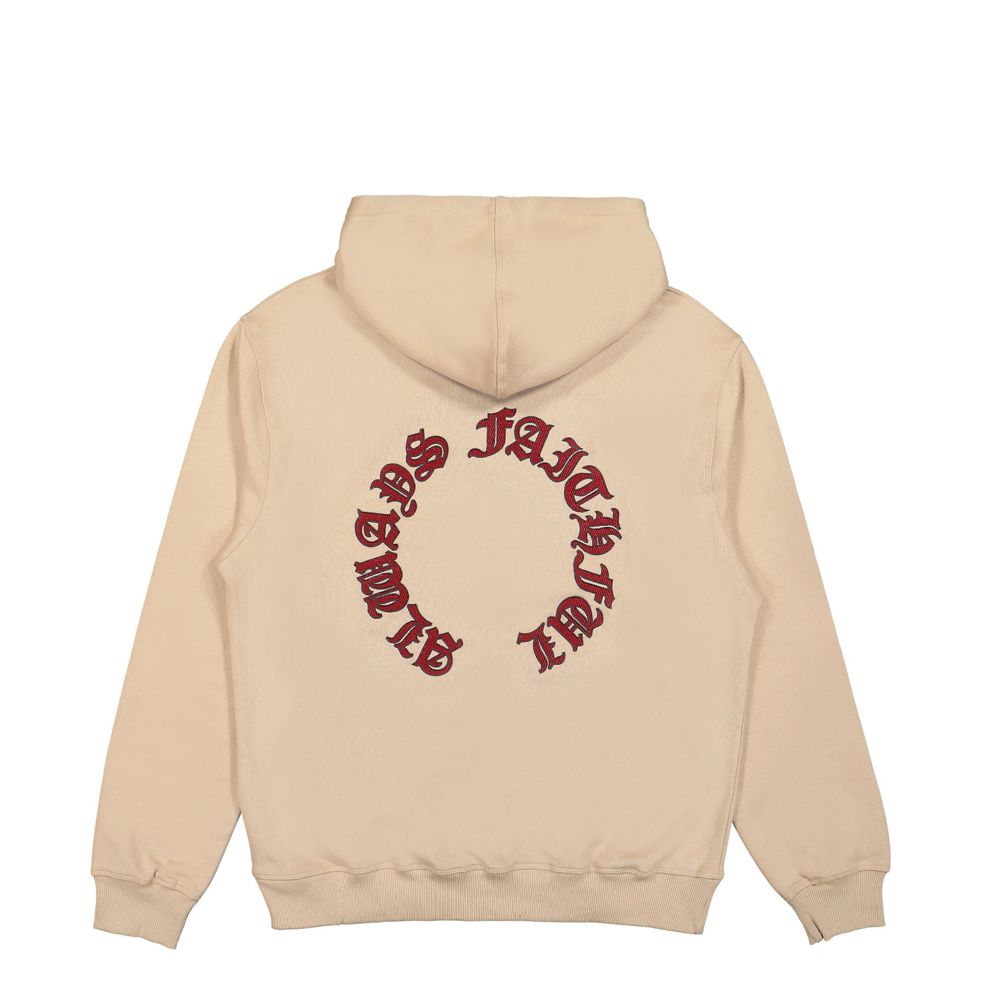Wasted Paris Fate Hoodie Taupe Hoodies Close-up | Overkill