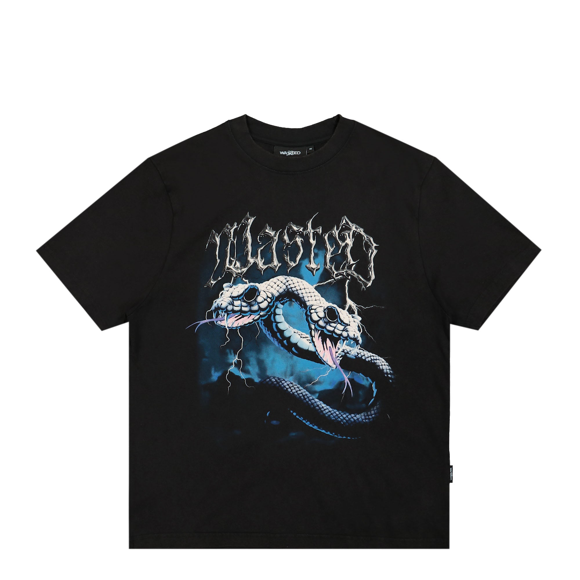Wasted Paris Venom T-Shirt Faded Black T-Shirts 165450 / Faded Black | Overkill
