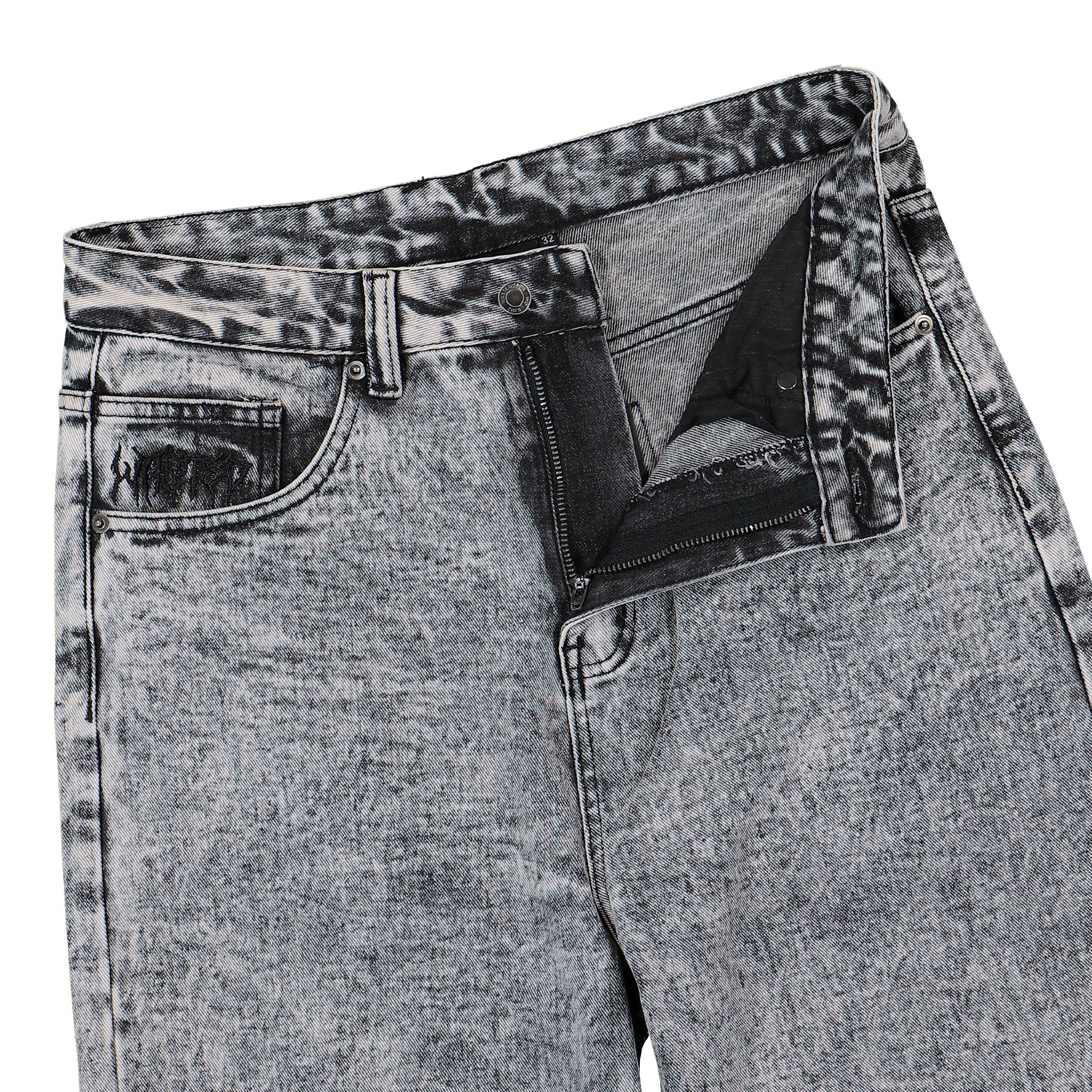 Wasted Paris Casper Snow Pant Grey Jeans Detailfoto | Overkill