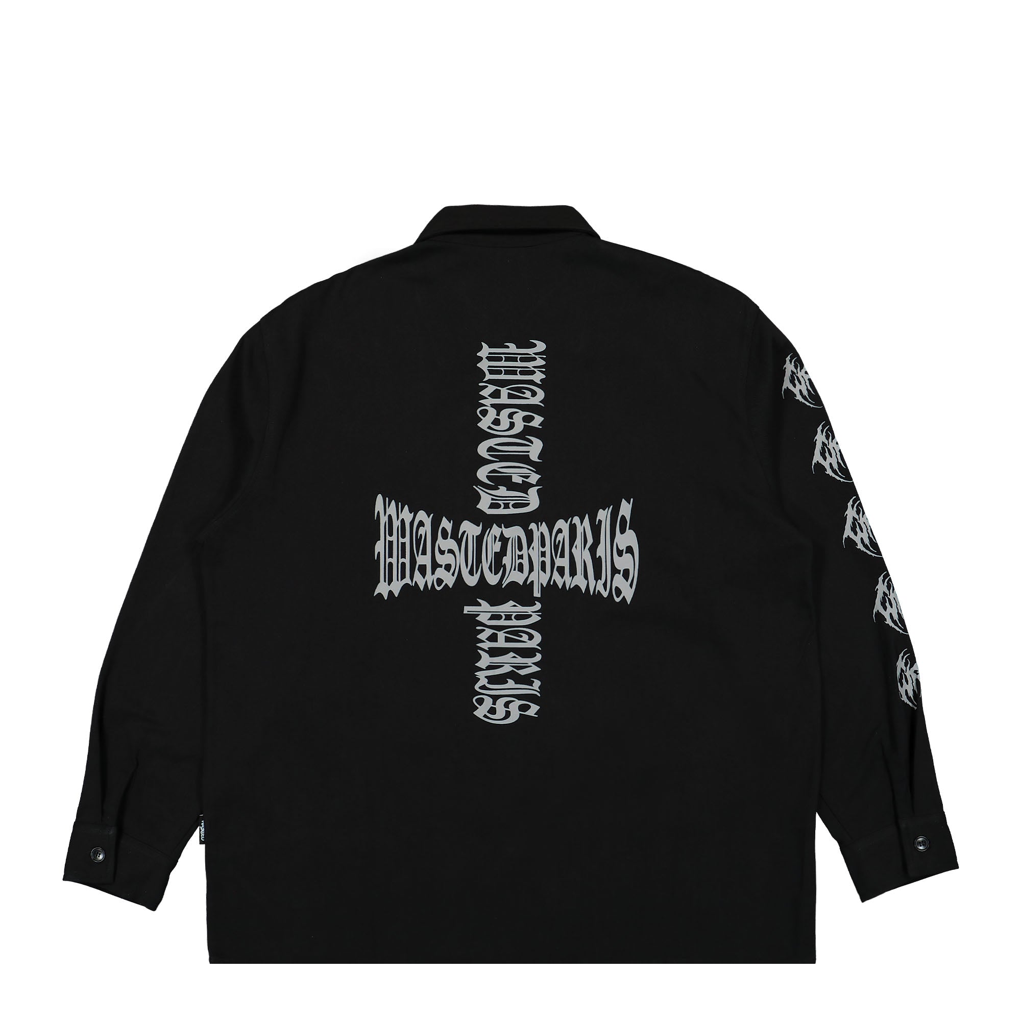 Wasted Paris Square Sight Shirt Black Shirts Close-up | Overkill