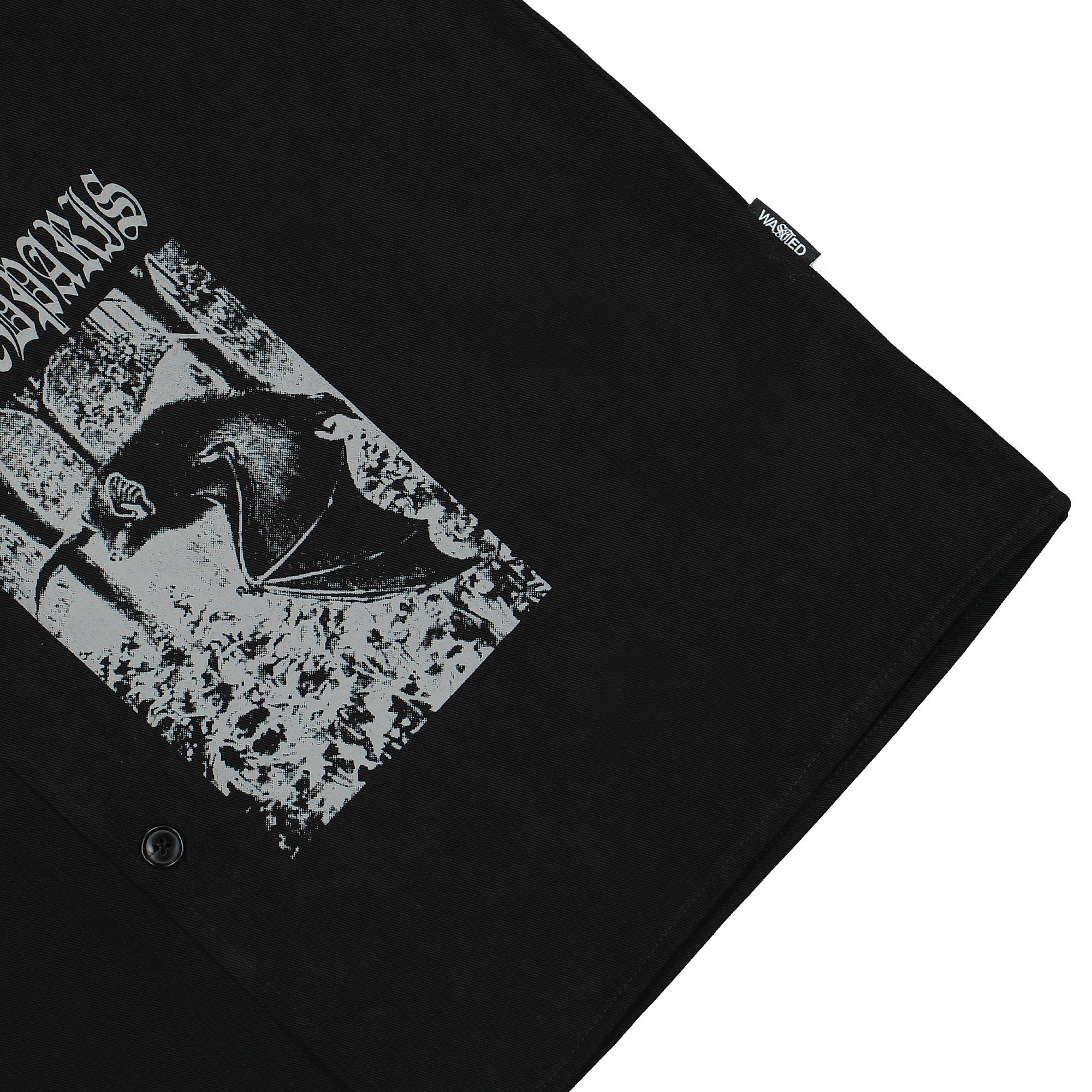 Wasted Paris Square Sight Shirt Black Shirts Detailfoto | Overkill