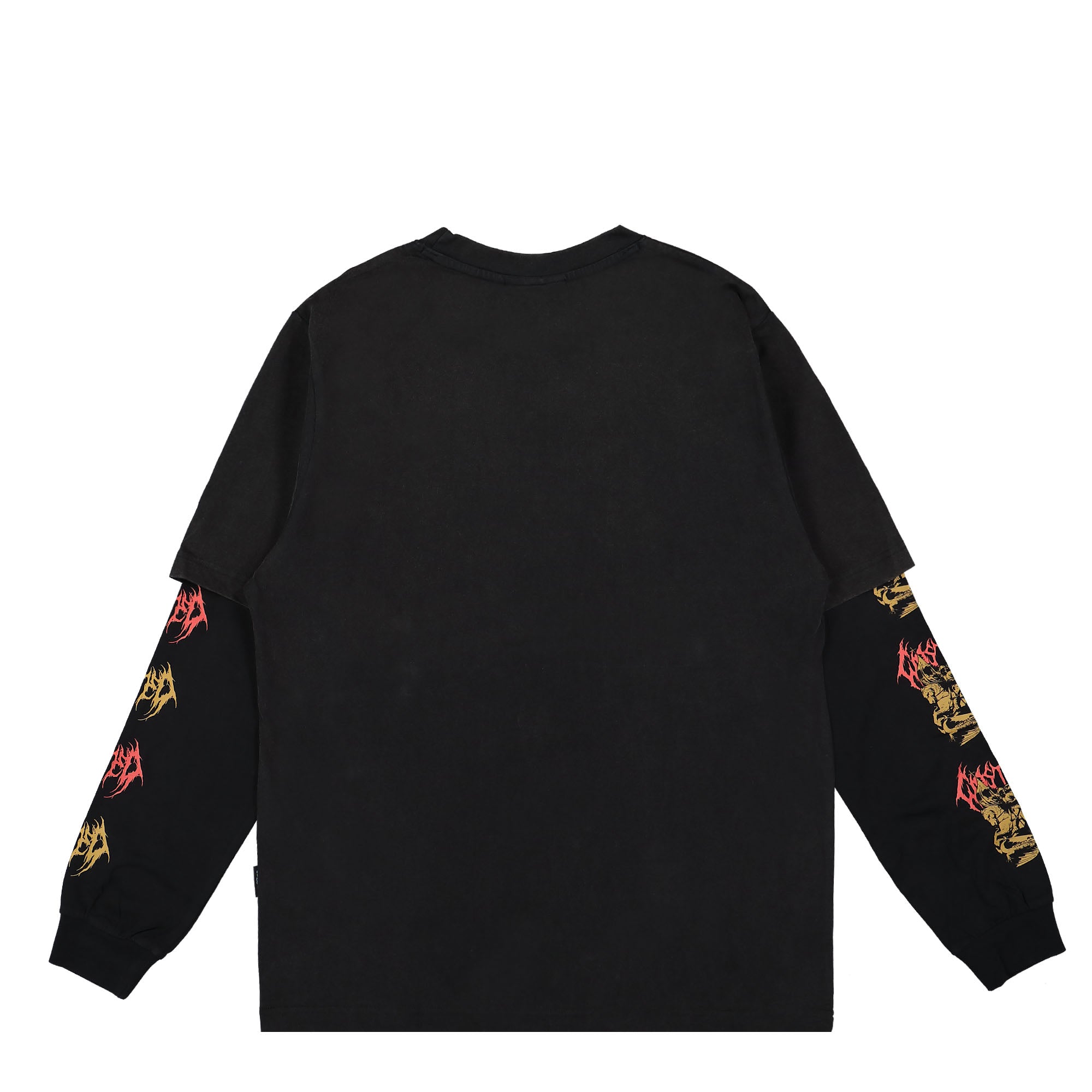 Wasted Paris Age Knight Longsleeve T-Shirt Faded Black Longsleeves Material | Overkill