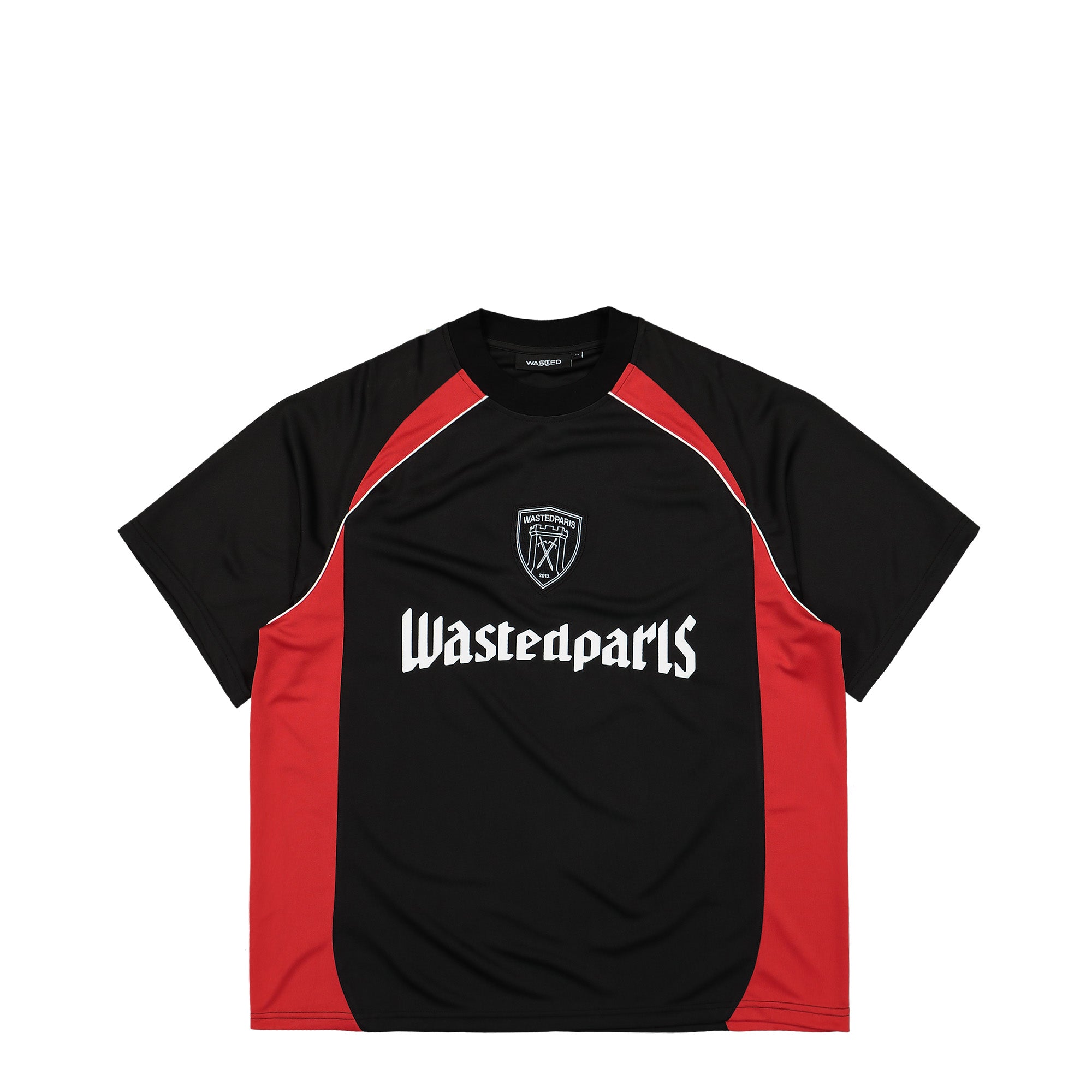Wasted Paris Rain Football Jersey Black T-Shirts 169873 | Overkill