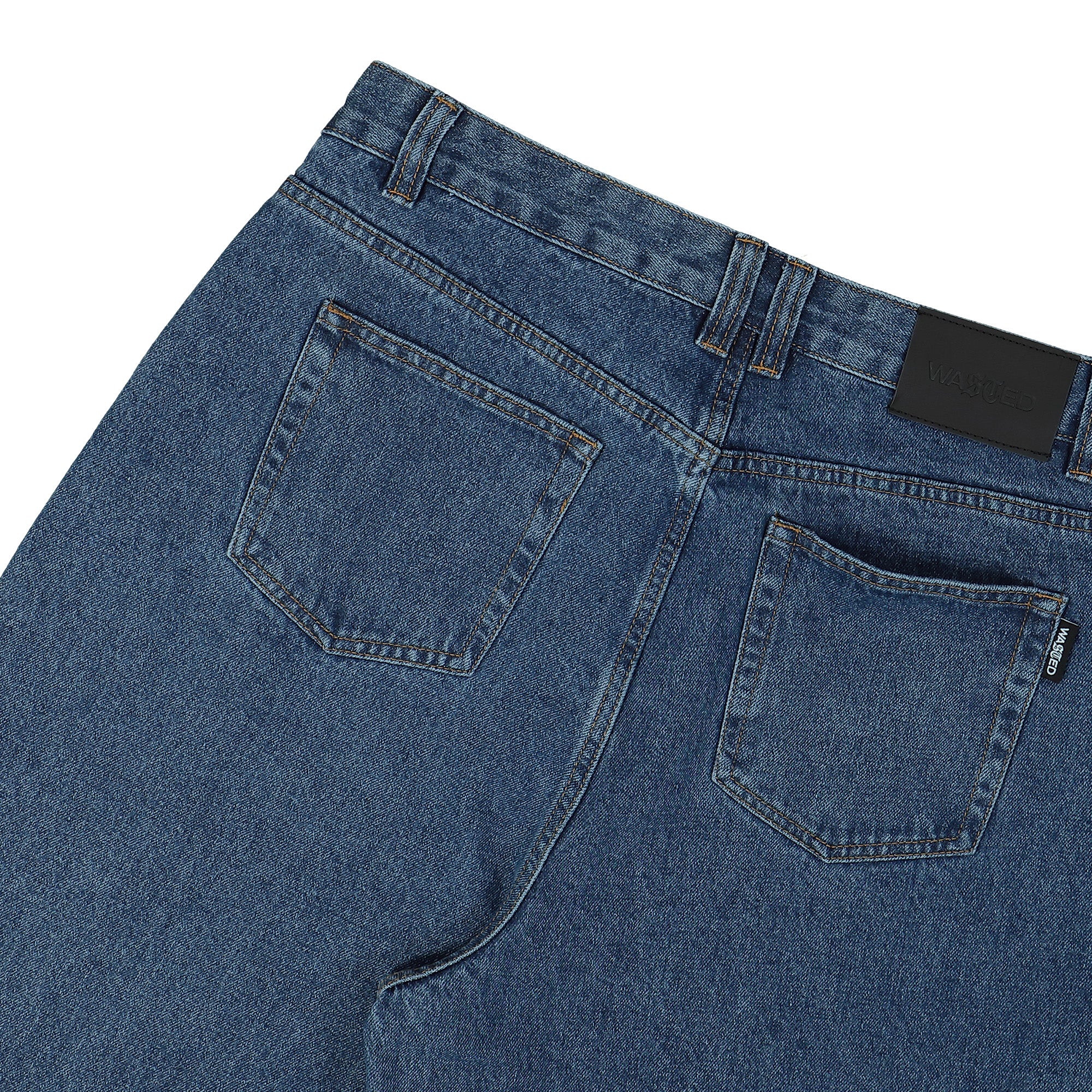 Wasted Paris Signature Casper Pant Washed Blue Jeans Detail view 1 | Overkill