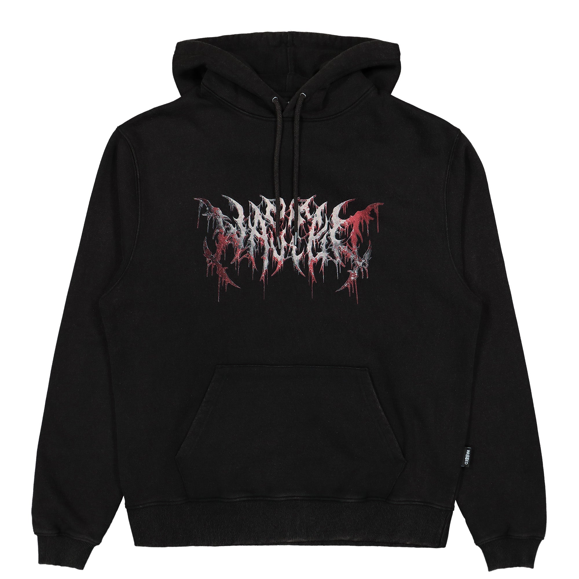 Wasted Paris Scythe Hoodie Faded Black Hoodies 169914 | Overkill
