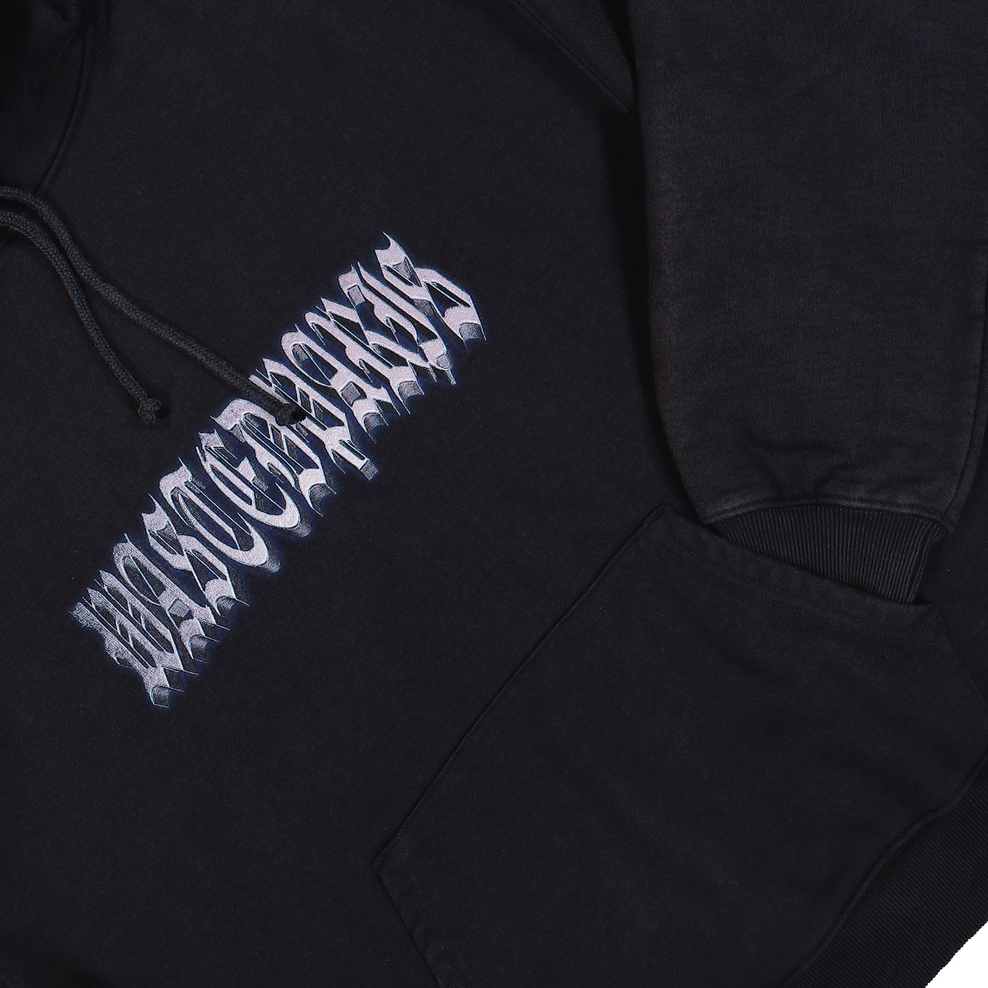 Wasted Paris Run Hoodie Faded Black Hoodie 175487 Detail View 1 | Overkill