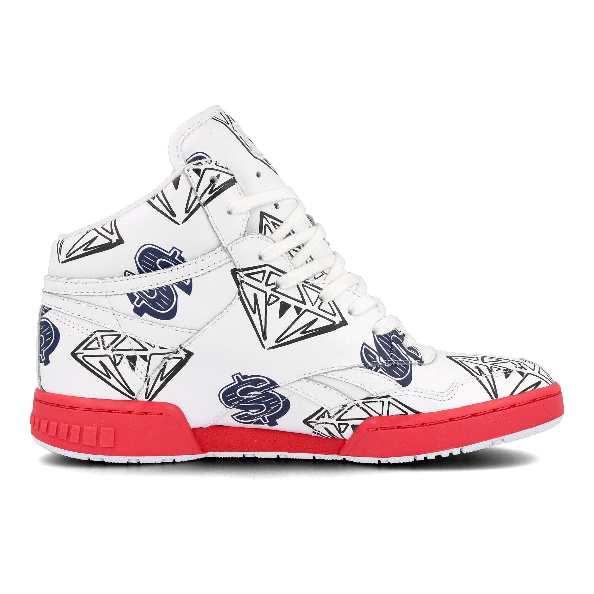 Reebok BBC Ice Cream x Reebok BB 4600 MU White / Panton / Collegiate Navy Material | Overkill