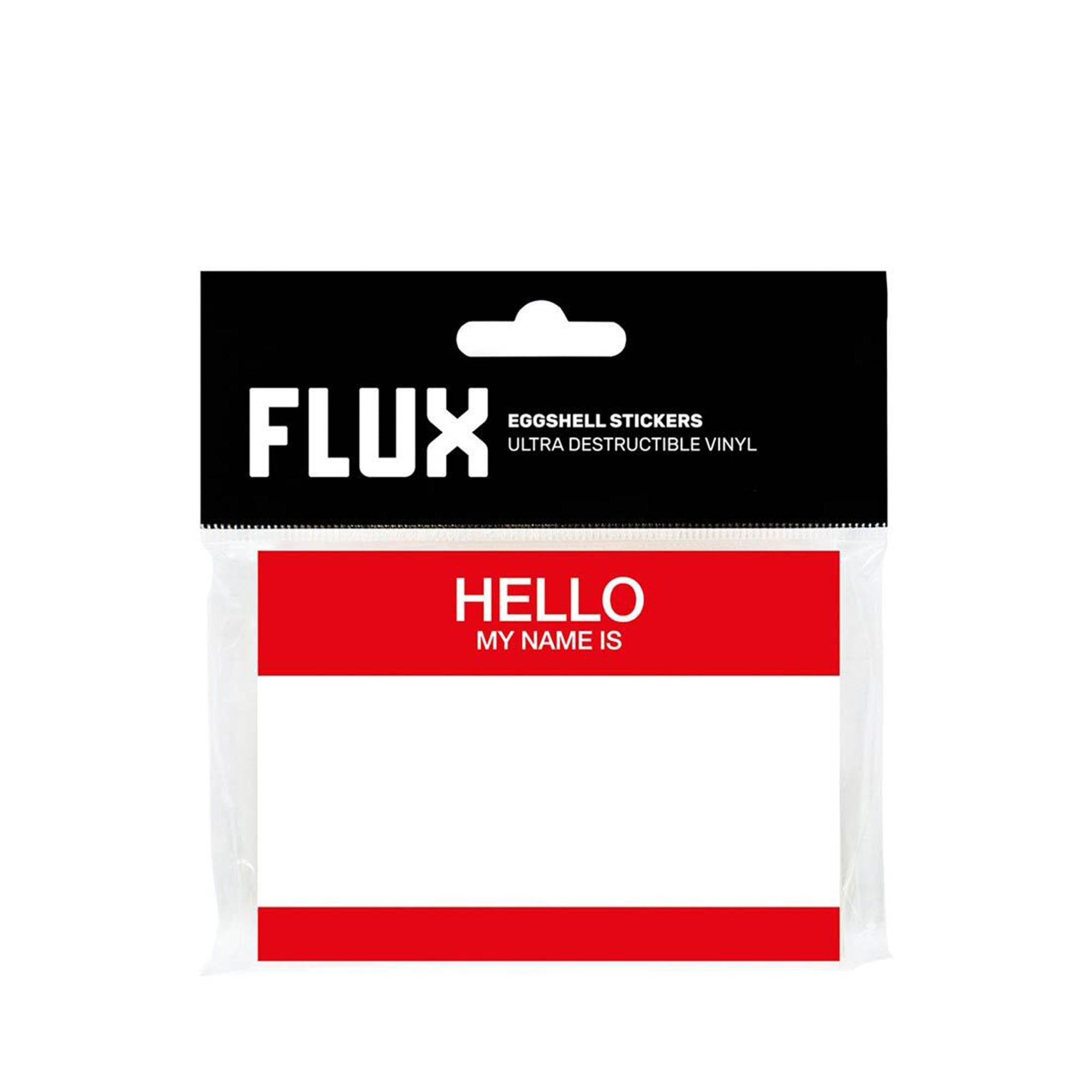 Flux HMNI Eggshell Stickers Red 50 Pack Sticker FX-HMNI.50RED | Overkill