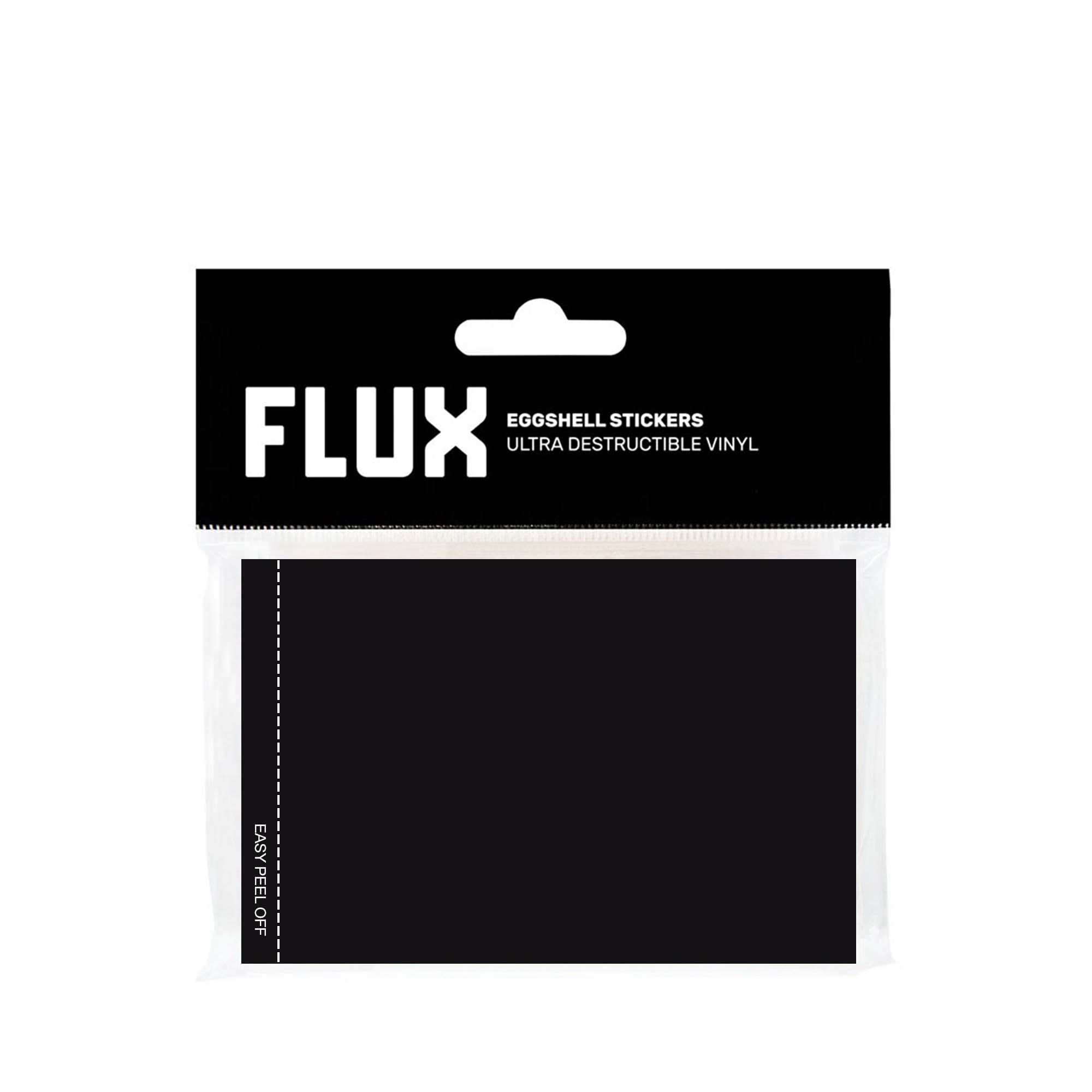 Flux Eggshell Stickers Black 50 Pack Sticker FX-ST.50BLK | Overkill