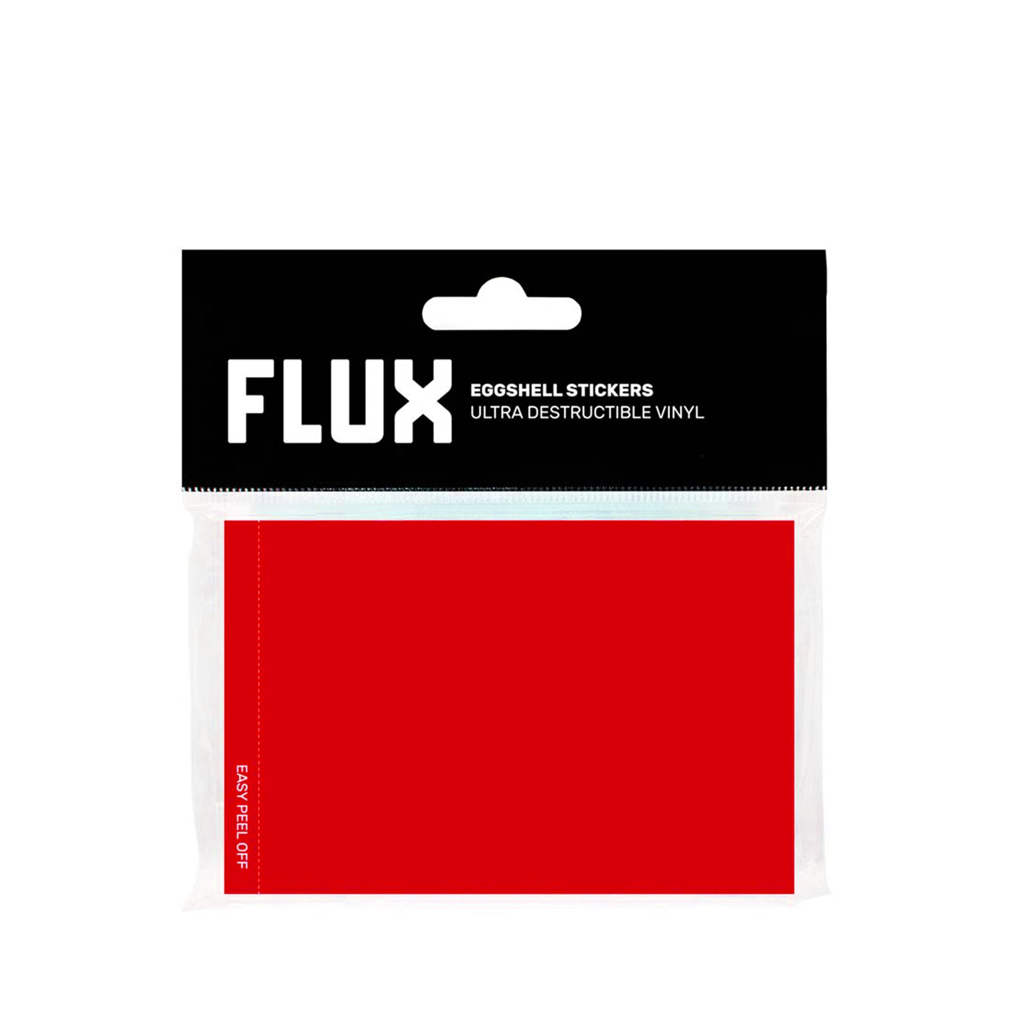 Flux Eggshell Stickers Red 50 Pack Sticker FX-ST.50RED | Overkill