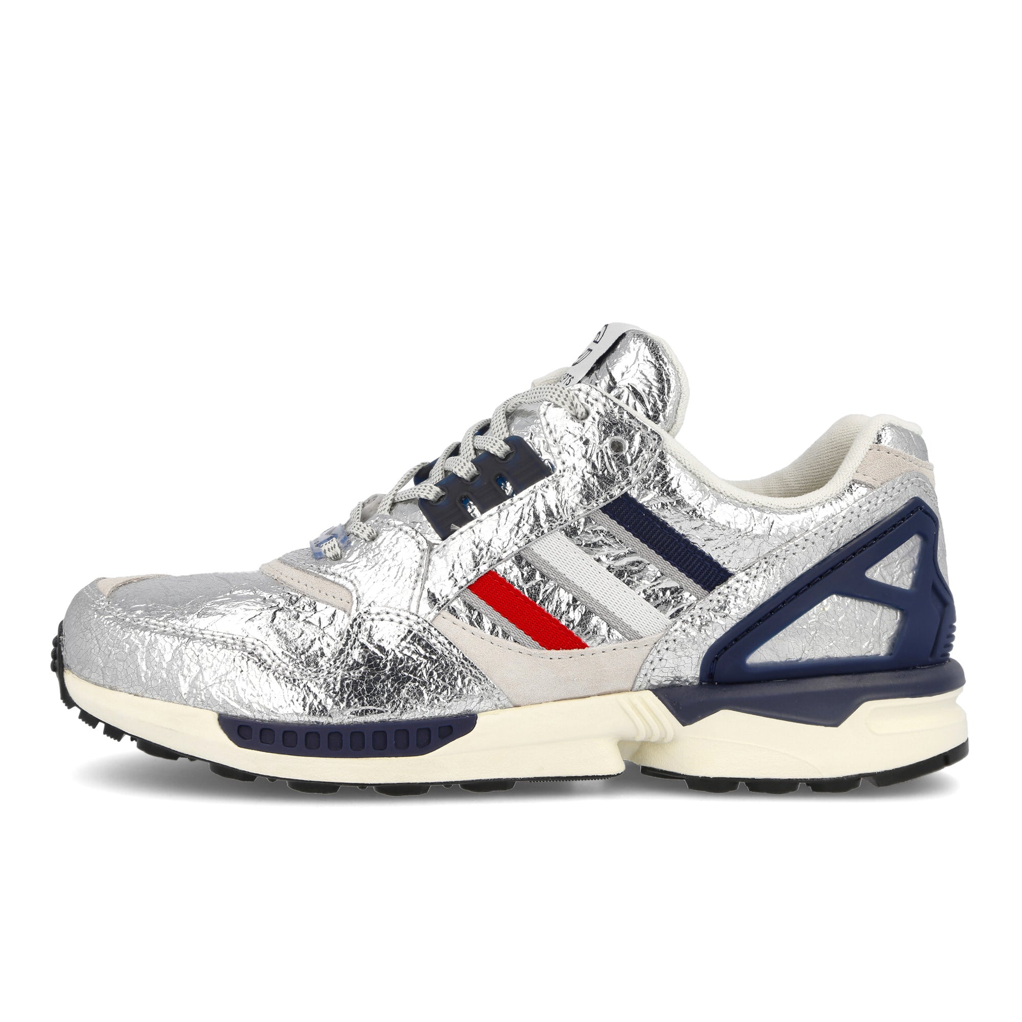 Concepts x adidas ZX 9000 Boston Marathon Silver Metallic / Scarlet / Collegiate Navy Low Top Sneakers FX9966 | Overkill