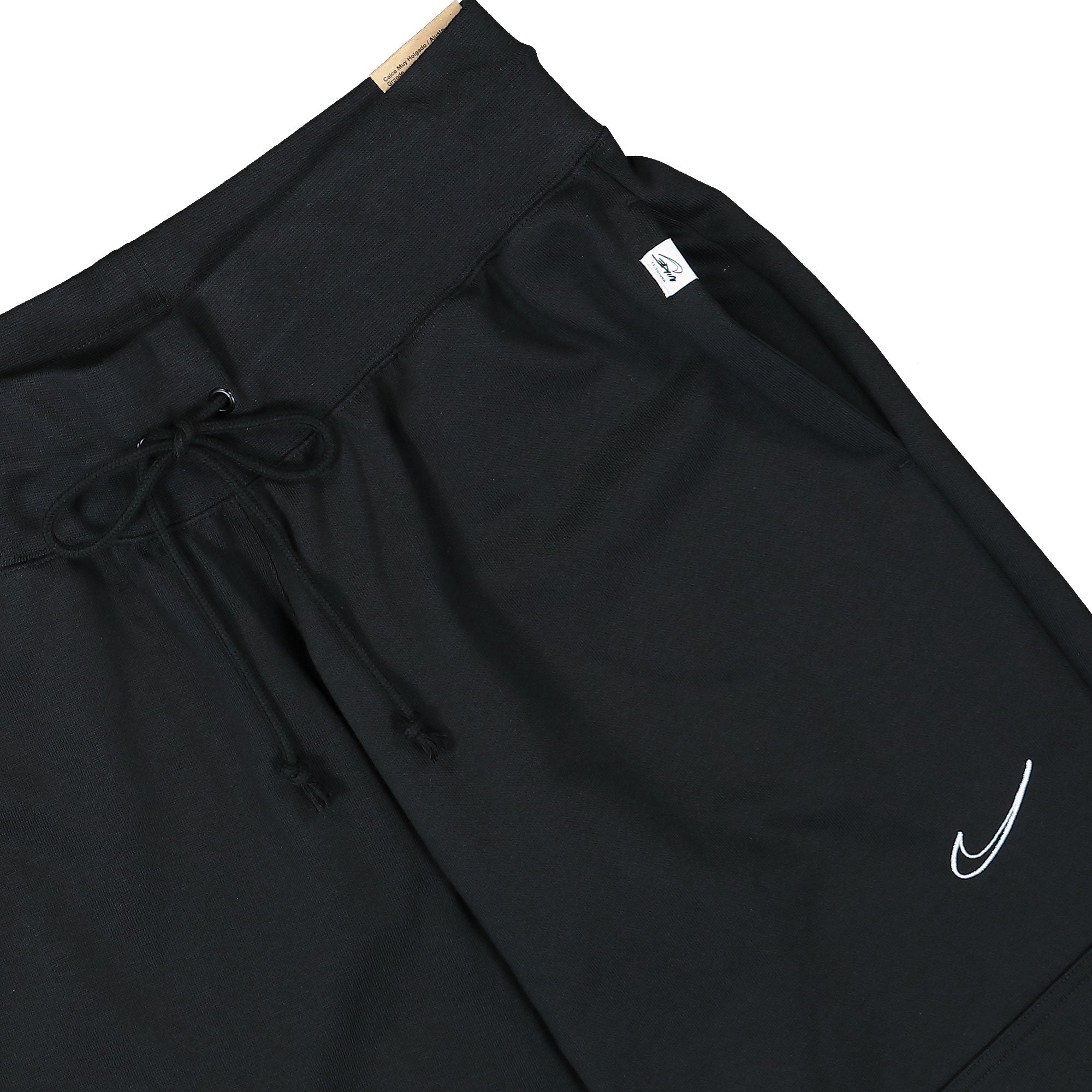Nike W Breaking Mid-Rise Oversized French Terry Pants Black Sweat & Track Pants Detailfoto | Overkill
