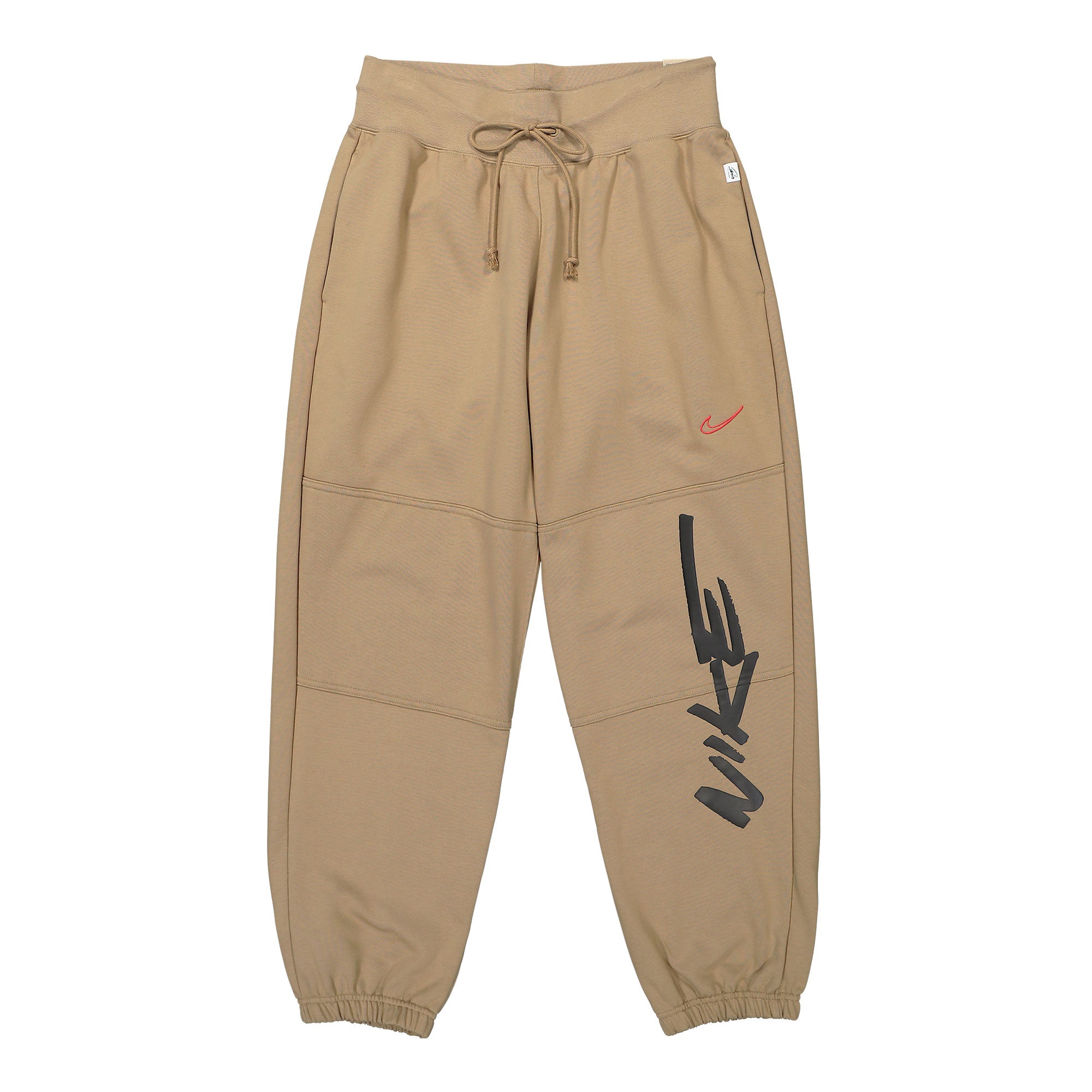 Nike W Breaking Mid-Rise Oversized French Terry Pants Dark Driftwood Sweat & Track Pants FZ0254 224 | Overkill