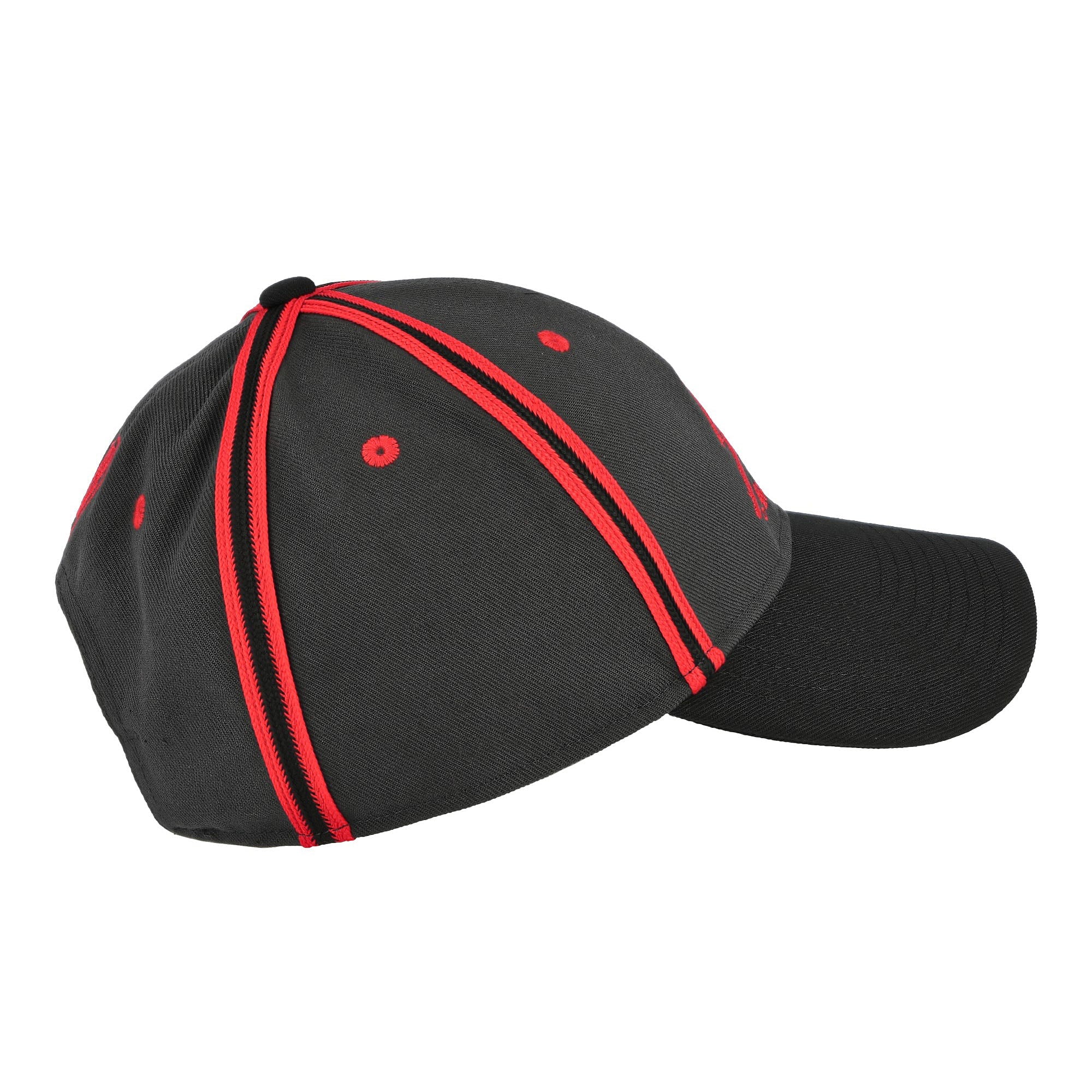 Jordan Club Cap Dark Smoke Grey / University Red Caps Close-up | Overkill