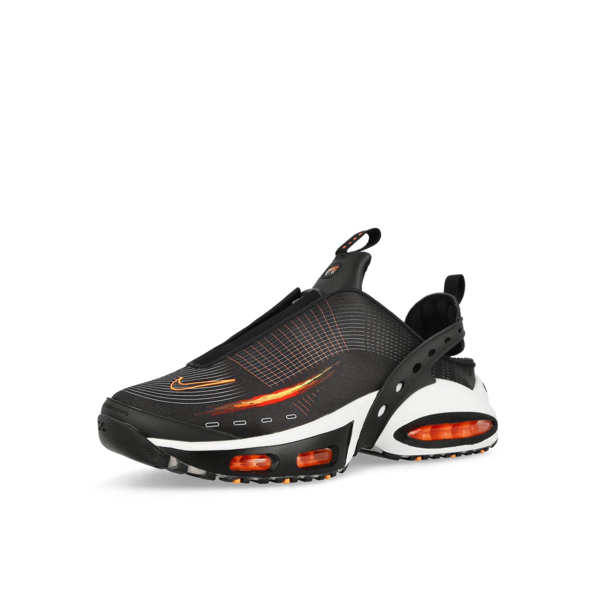 Nike W Air Max Craze Black / Bright Citrus - White - Platinum Tint Low Top Sneakers Close Up | Overkill