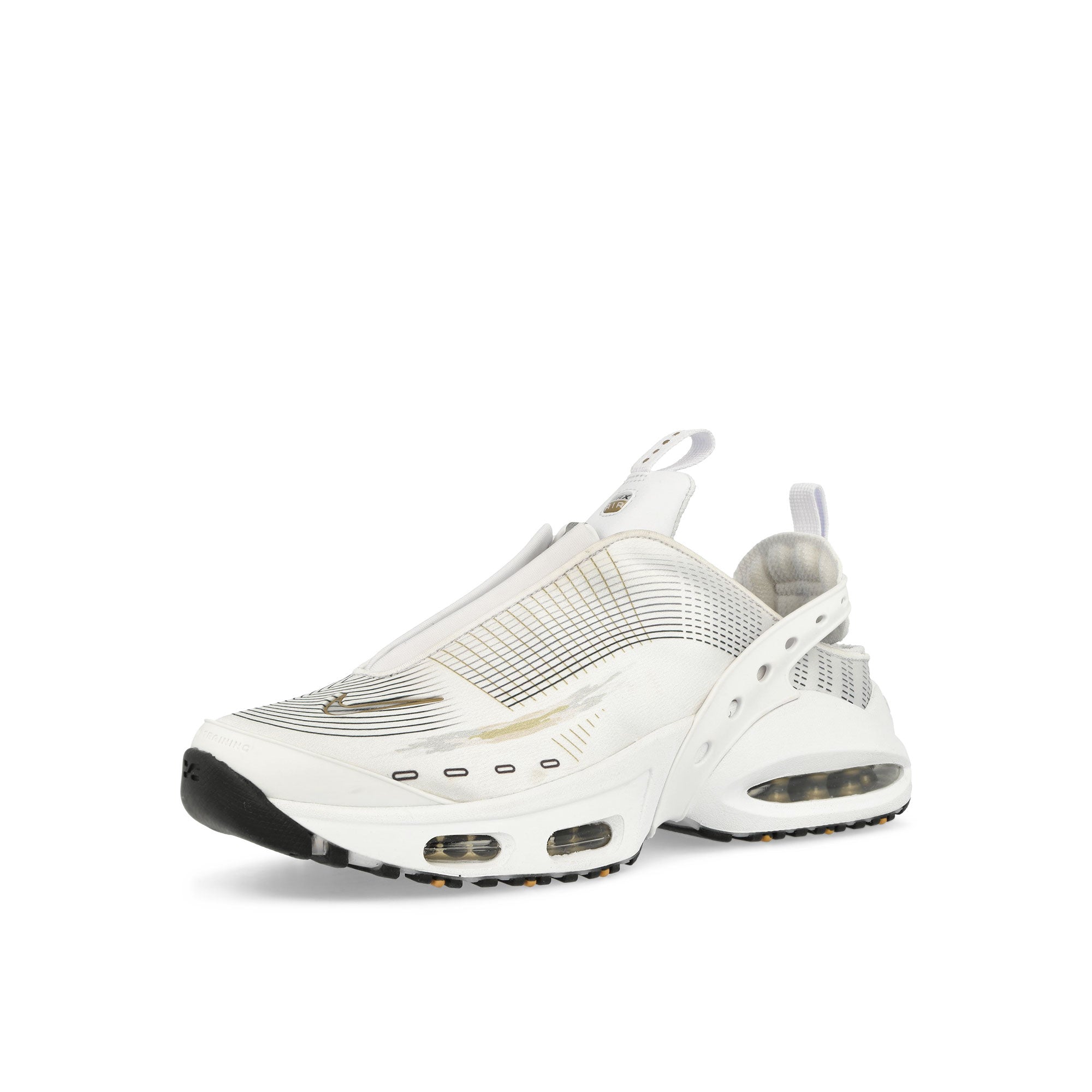 Nike W Air Max Craze White / Metallic Gold - Black - Copper Moon Low Top Sneakers Close Up | Overkill