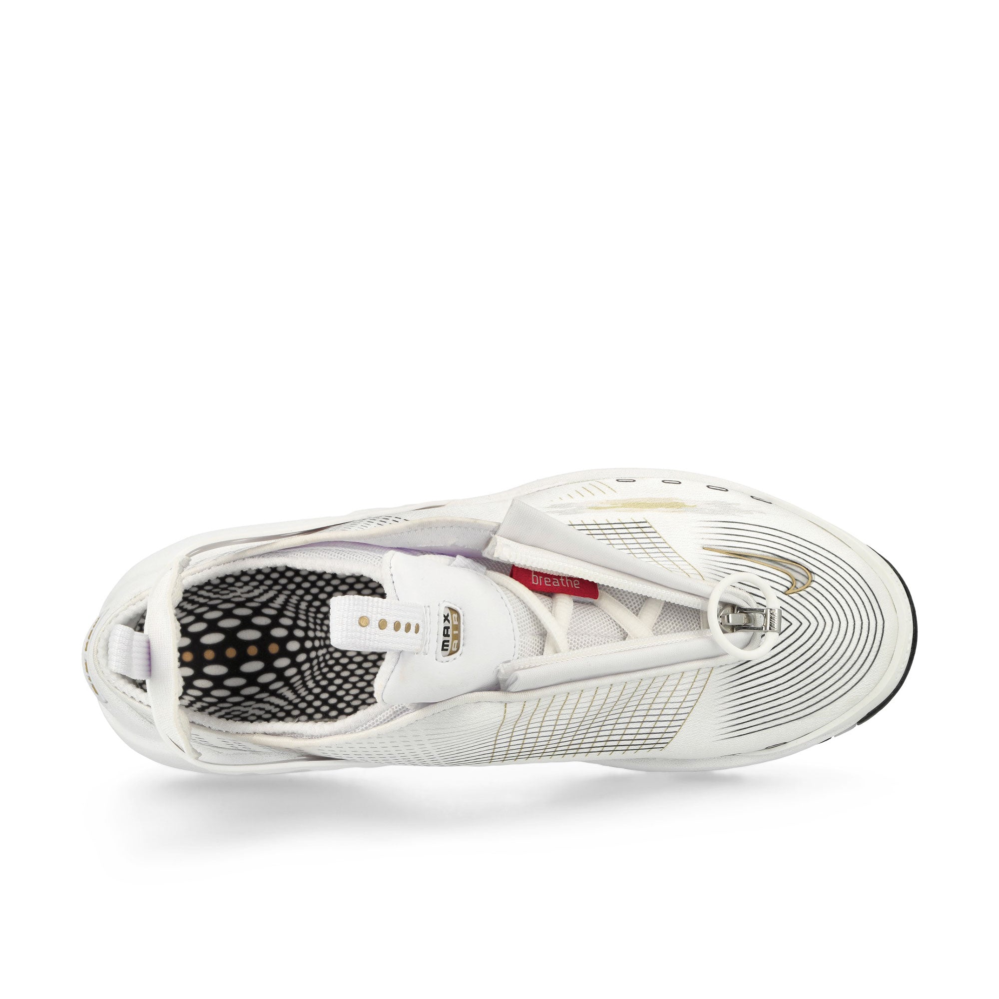 Nike W Air Max Craze White / Metallic Gold - Black - Copper Moon Low Top Sneakers Detailfoto | Overkill