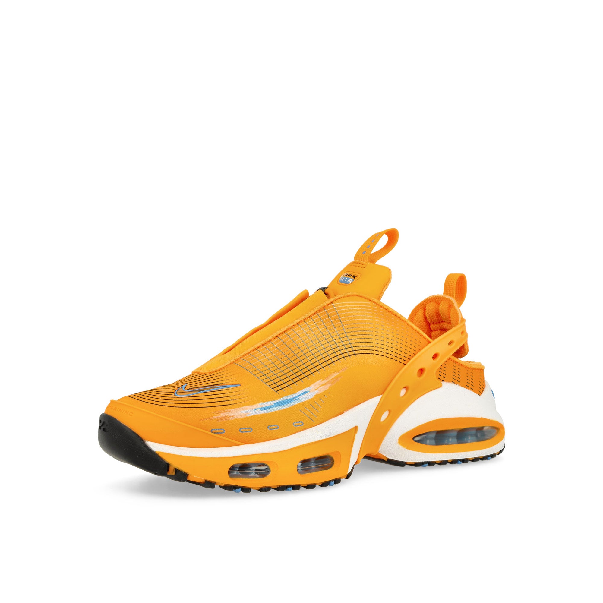 Nike W Air Max Craze Laser Orange / University Blue - Black - White Low Top Sneakers Close Up | Overkill