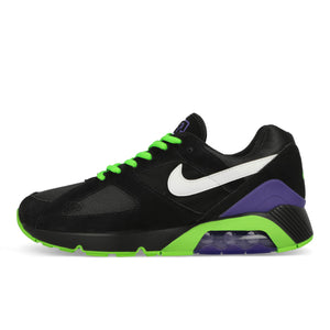 Nike Air Max 180 QS Black / White - Action Green - Persian Violet Low Top Sneakers FZ3058 001 | Overkill
