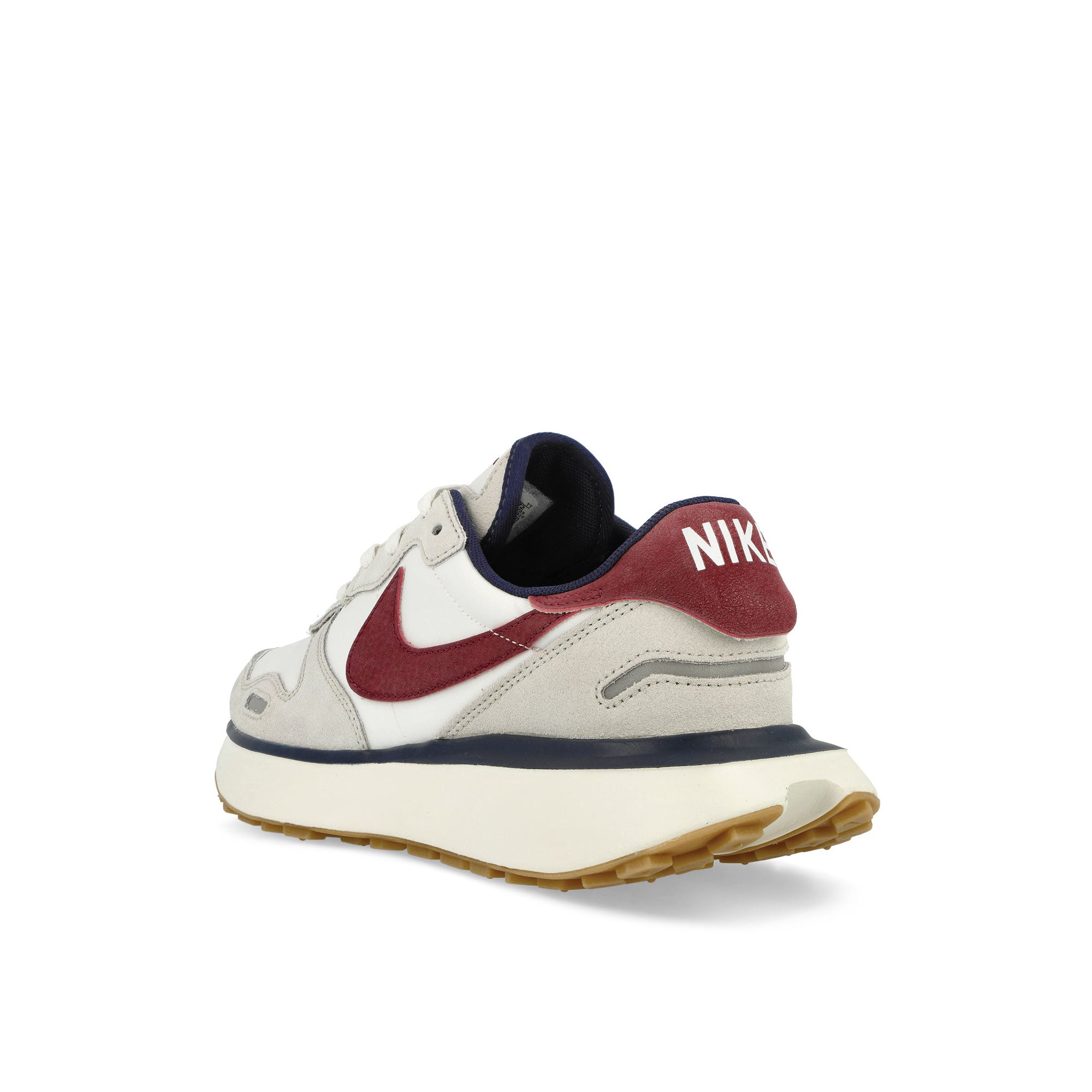 Nike W Phoenix Waffle Light Bone / Team Red - Sail - Midnight Navy Low Top Sneakers Material | Overkill