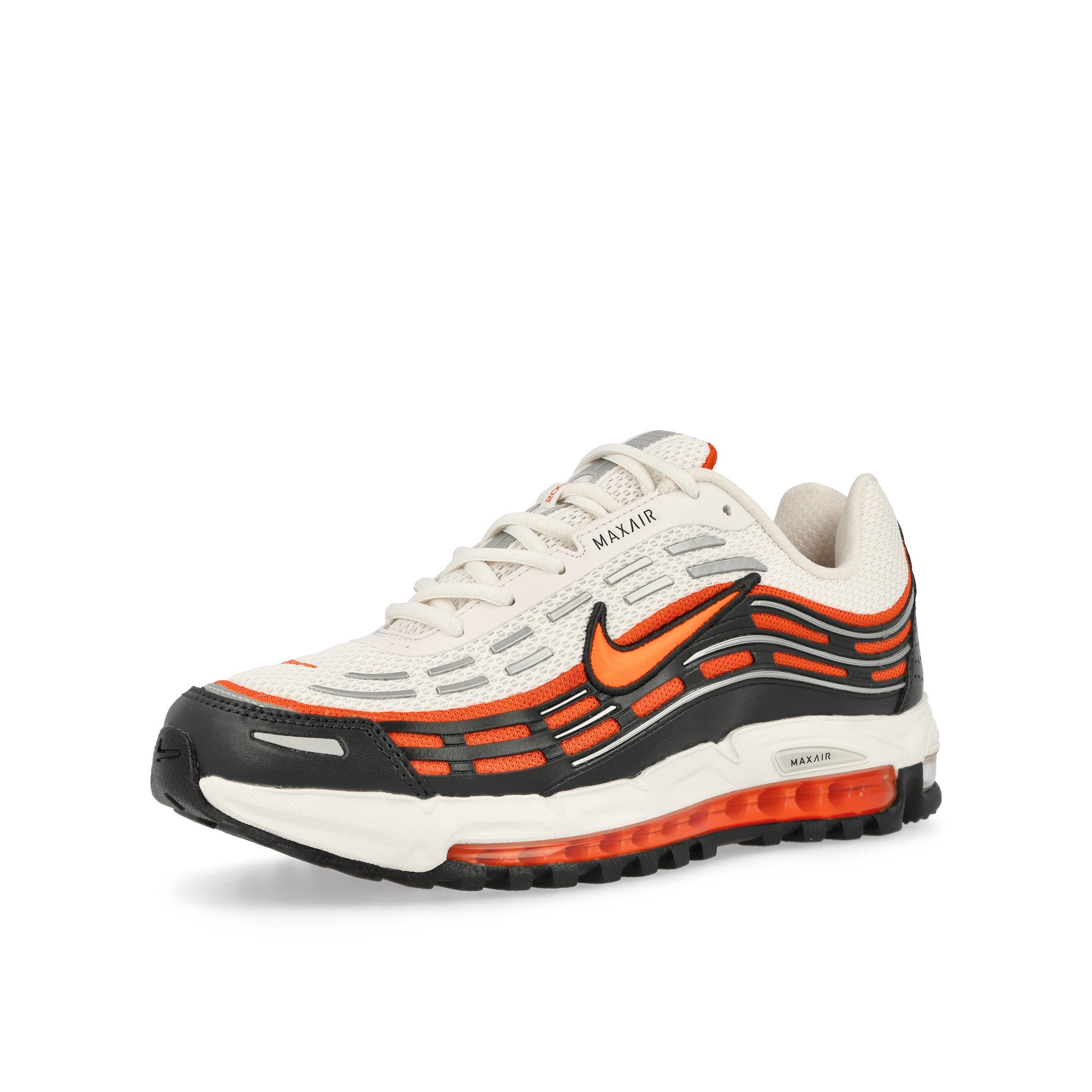 Nike Air Max TL 2.5 Phantom / Total Orange - Dark Smoke Grey Low Top Sneakers Close Up | Overkill
