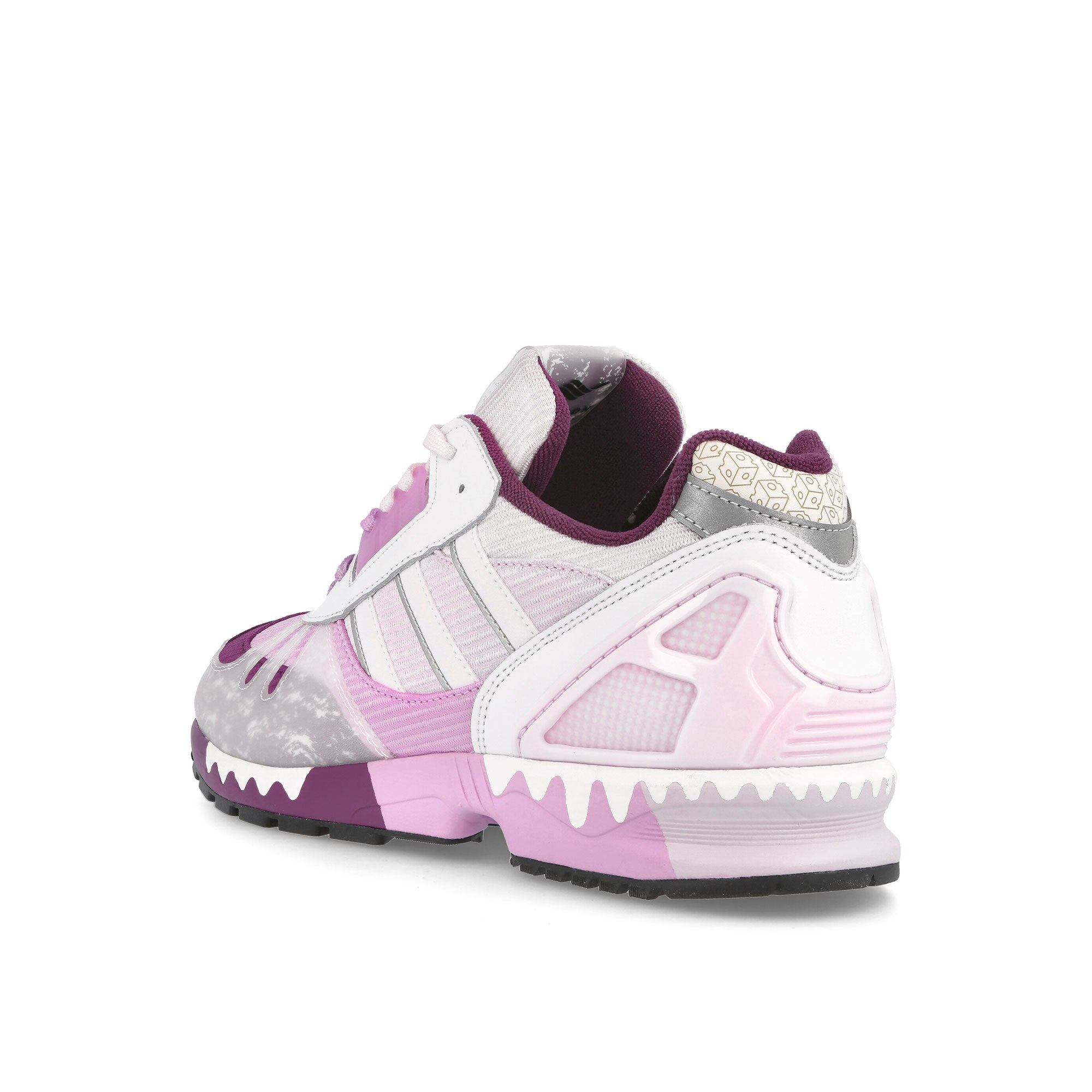 adidas Hey Tea x adidas ZX 7000 Merlot / Rich Mauve / Clear Lilac Sneakers Material | Overkill