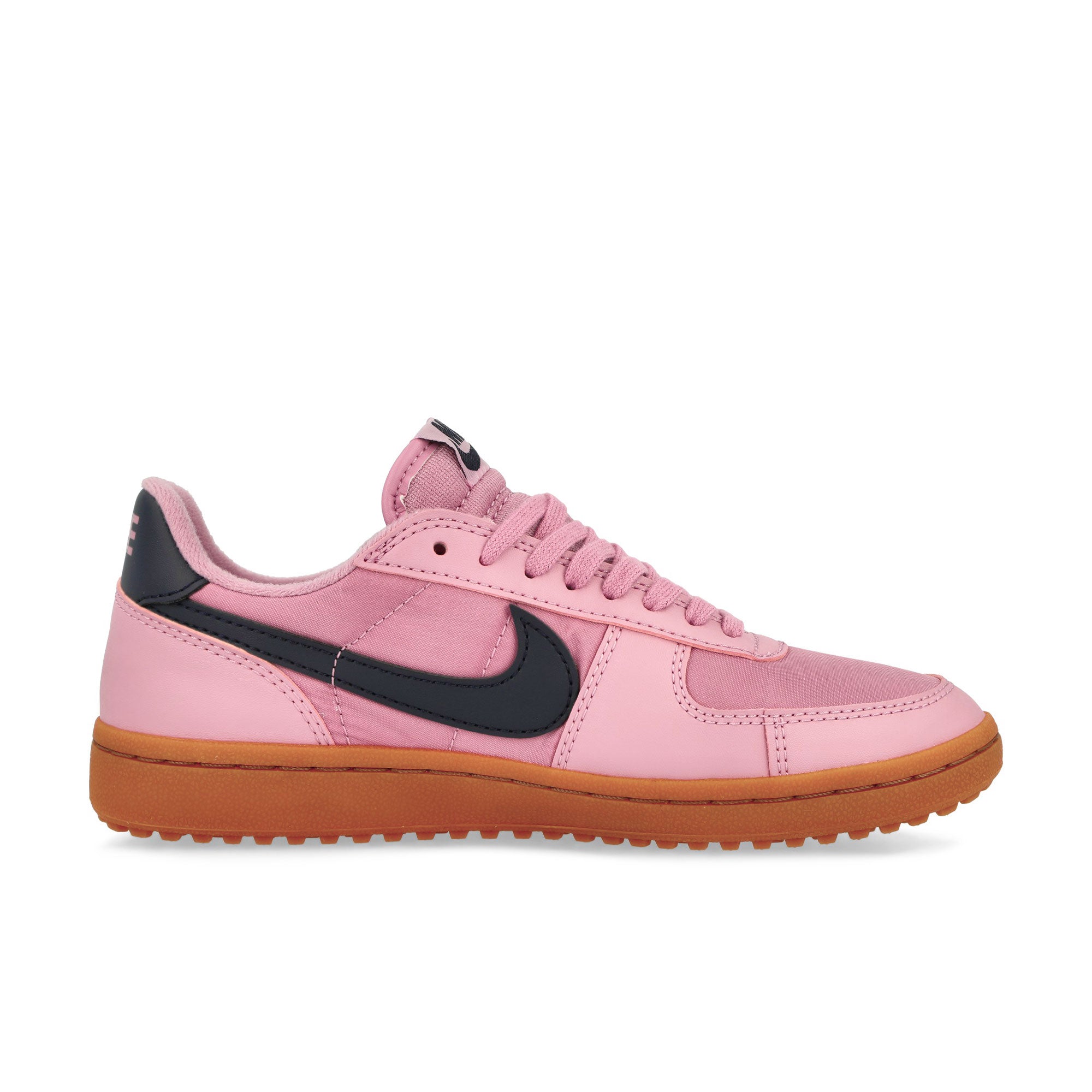 Nike Wmns Field General Elemental Pink / Obsidian-Gum Med Brown Low Top Sneakers Silhouette | Overkill
