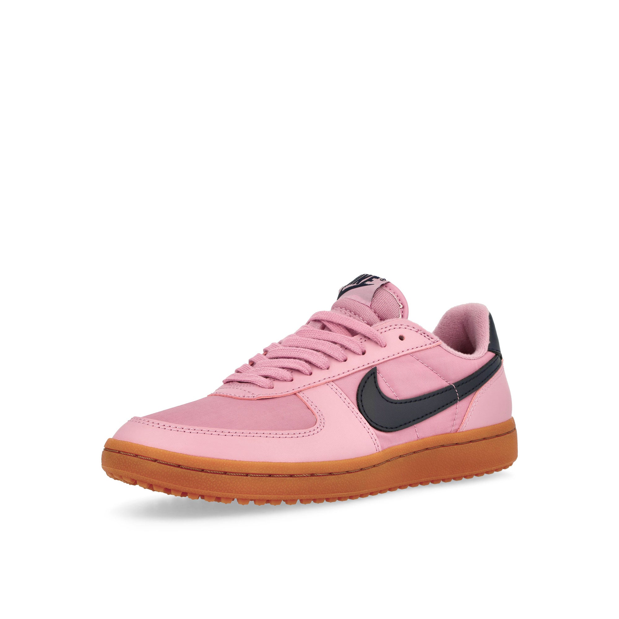 Nike Wmns Field General Elemental Pink / Obsidian-Gum Med Brown Low Top Sneakers Close Up | Overkill