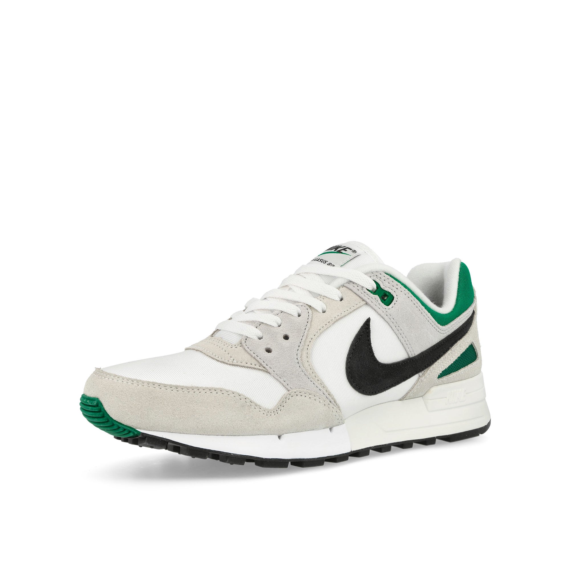 Nike Air Pegasus 89 White / Black-Malachite - Photon Dust Low Top Sneakers Close Up | Overkill