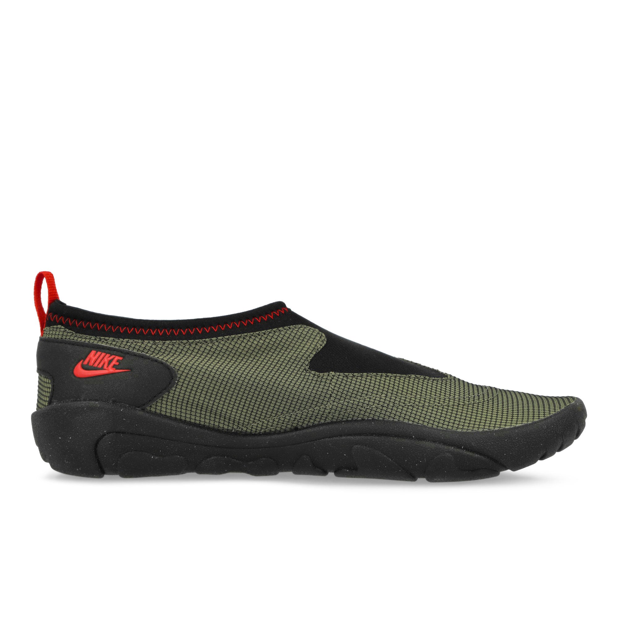 Nike Aqua Turf Medium Olive / University Red - Black Low Top Sneakers Silhouette | Overkill