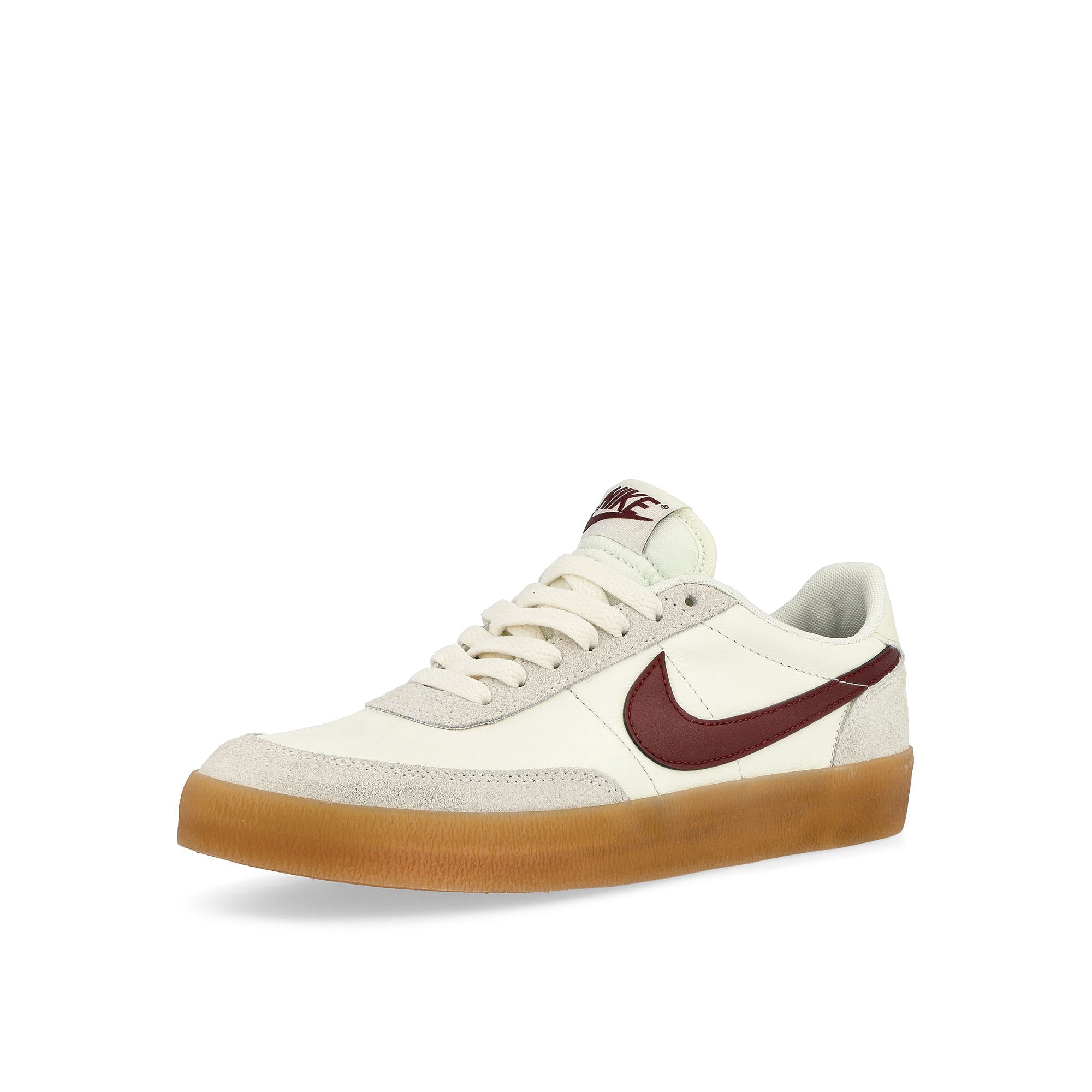 Nike W Killshot 2 Sail / Night Maroon - Gum Yellow Low Top Sneakers Close Up | Overkill