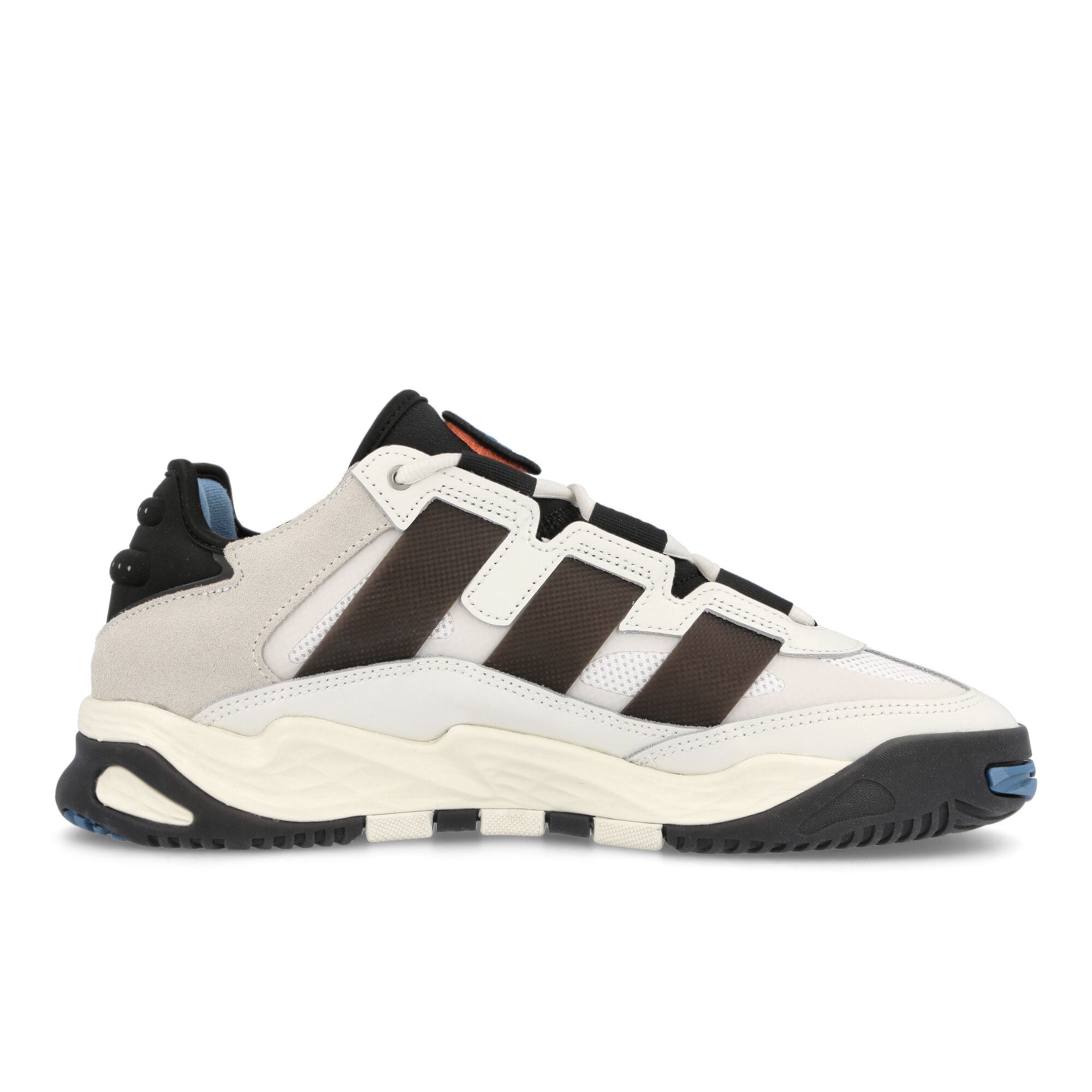 adidas Niteball Crystal White-Core Black-White Tint Sneakers Silhouette | Overkill