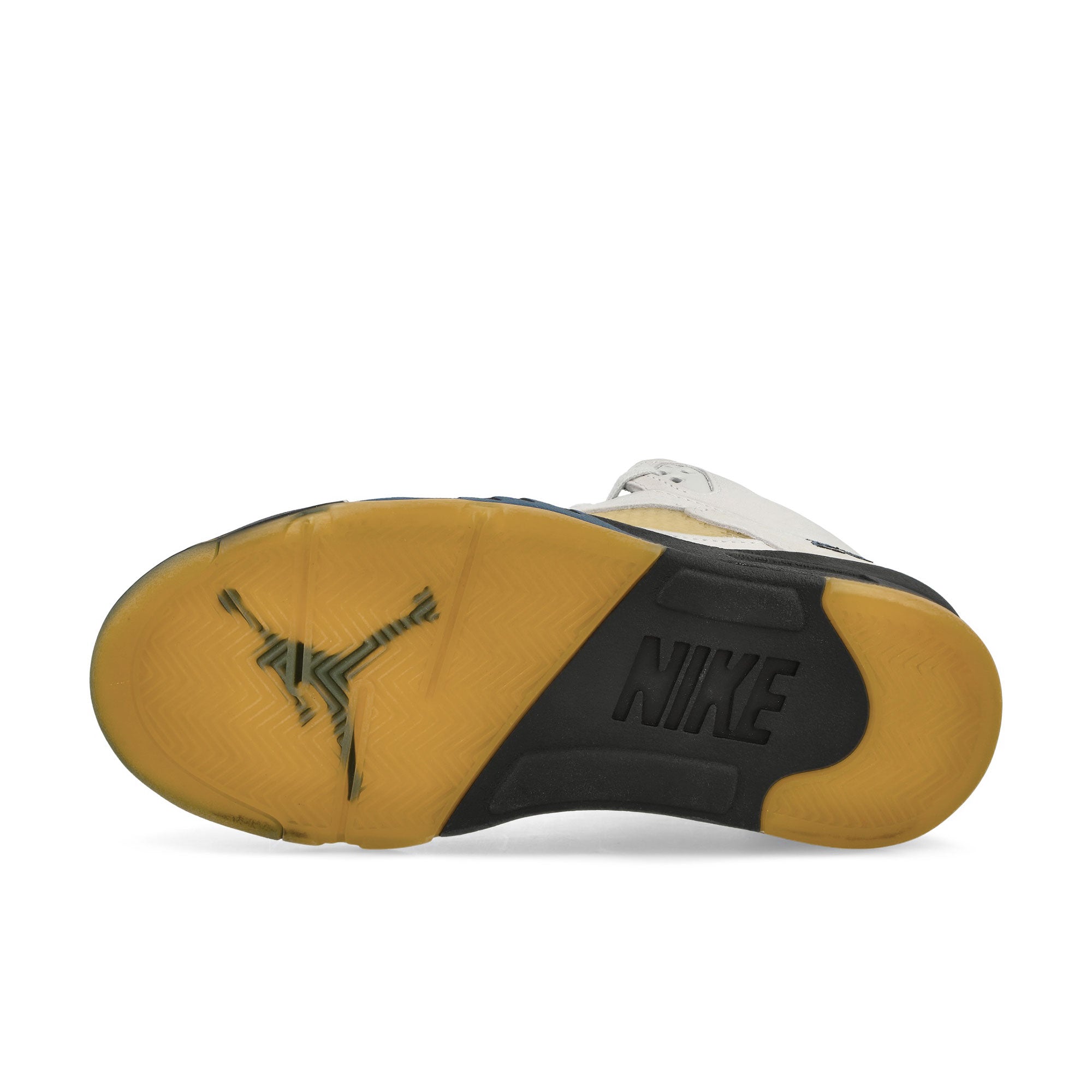 Jordan Wmns Air Jordan 5 Photon Dust / Black - Diffused Blue High Top Sneakers Detail View 1 | Overkill