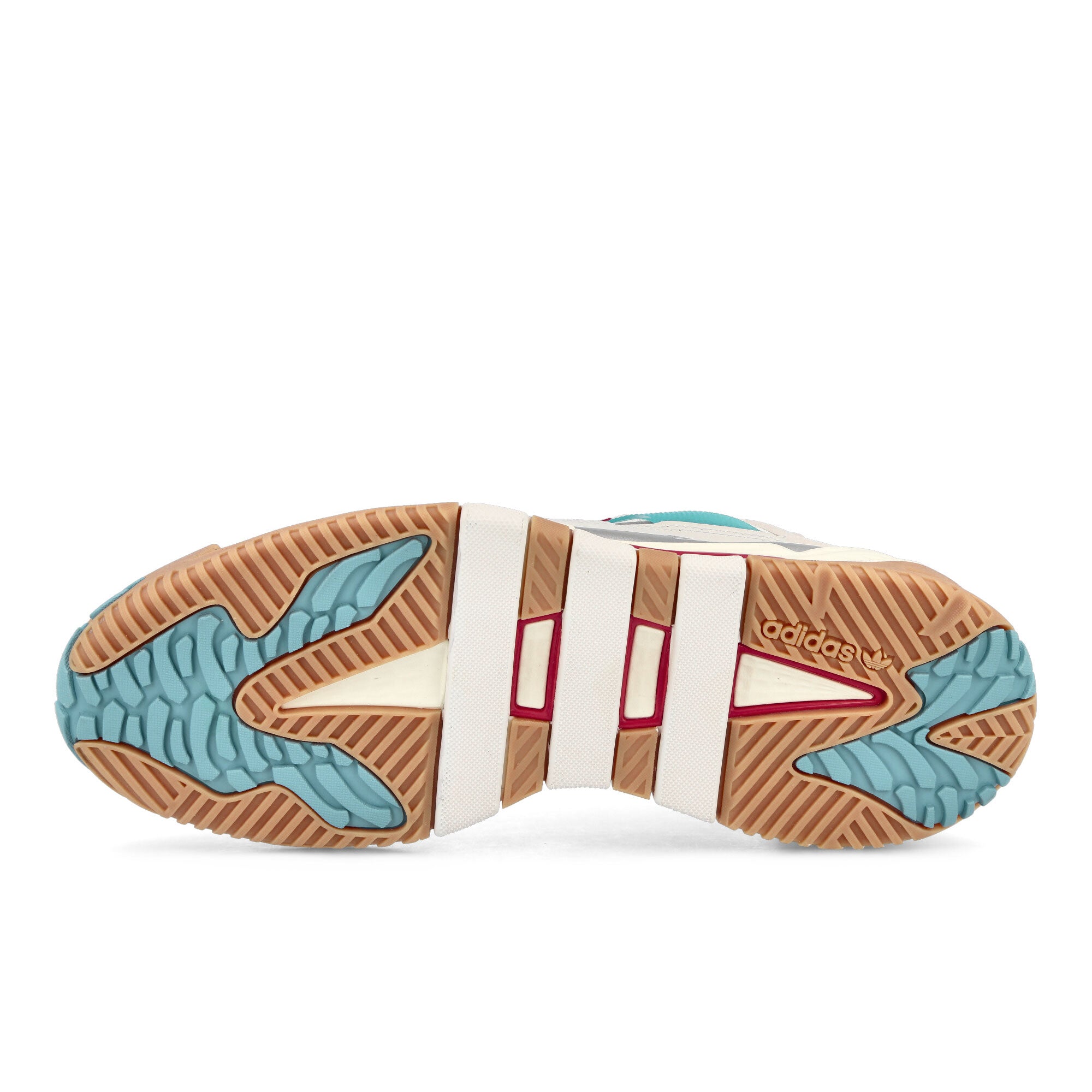 adidas Niteball Crystal White-Pre Blue-Silver Metallic Low Top Sneakers Detail View 1 | Overkill