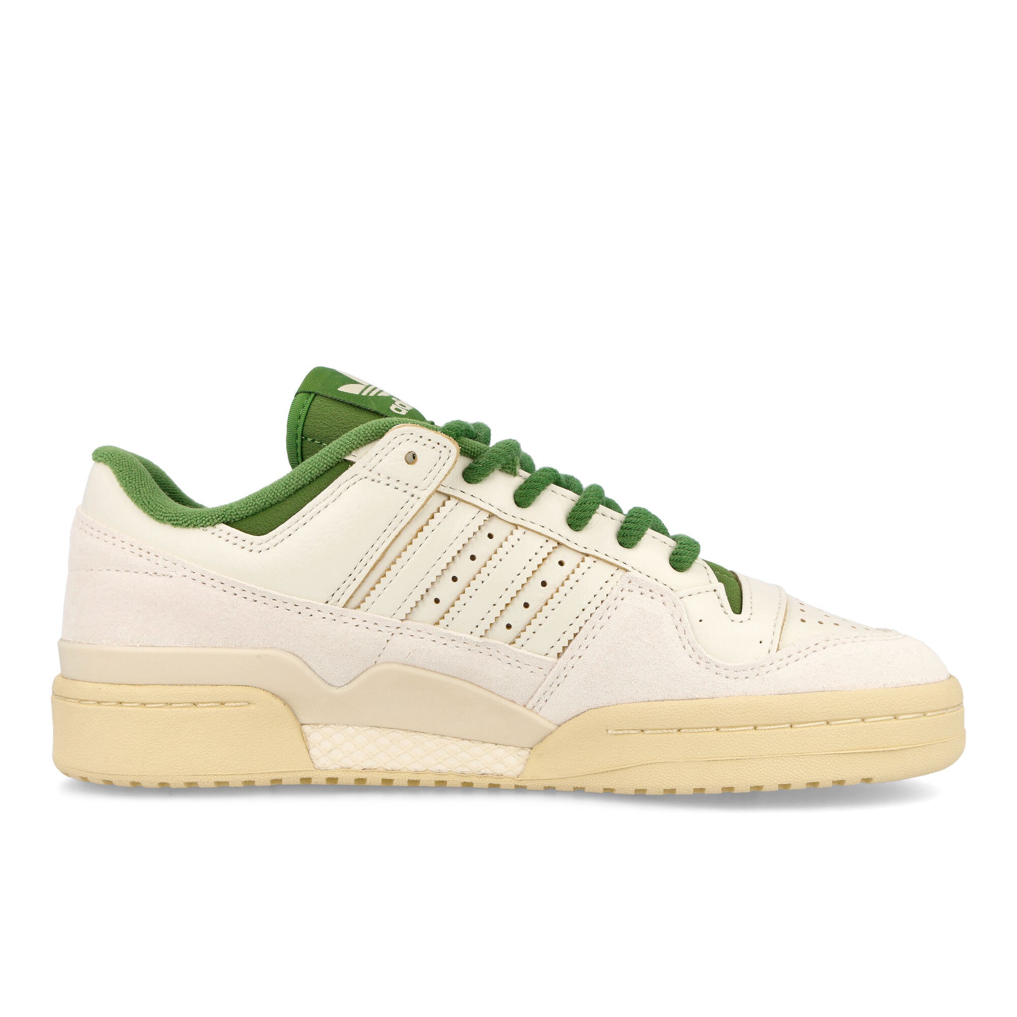 adidas Forum 84 Low CL Off White / Chalke White / Easy Yellow Sneakers Silhouette | Overkill