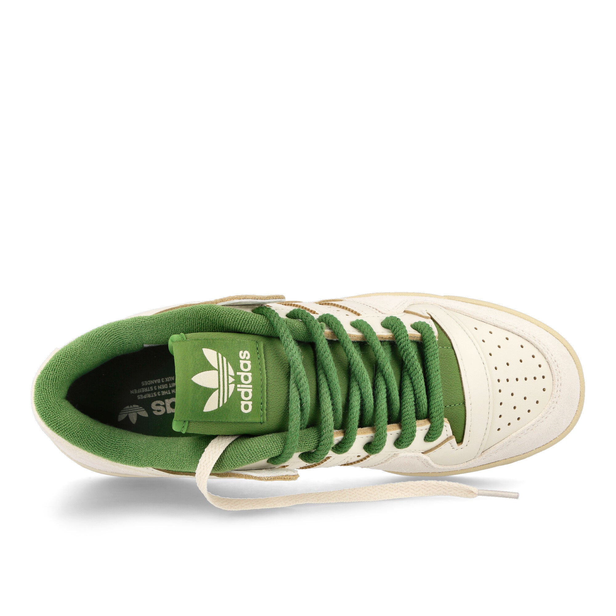 adidas Forum 84 Low CL Off White / Chalke White / Easy Yellow Sneakers Detailfoto | Overkill