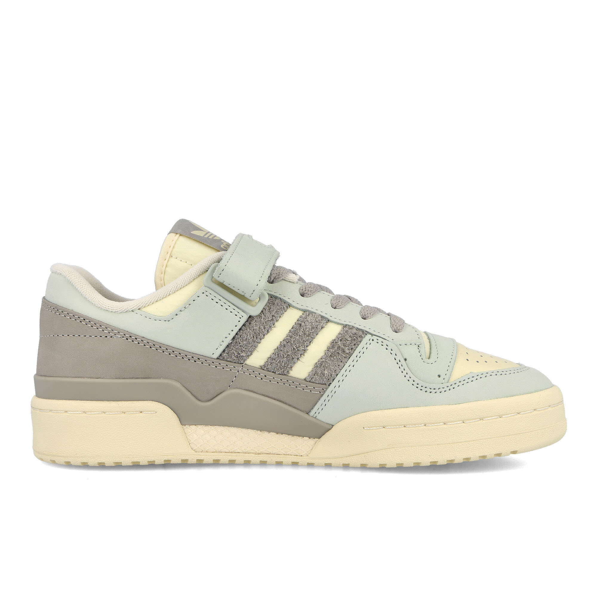 adidas Forum 84 Low Linen Green-Metal Grey-Cream White Sneakers Silhouette | Overkill