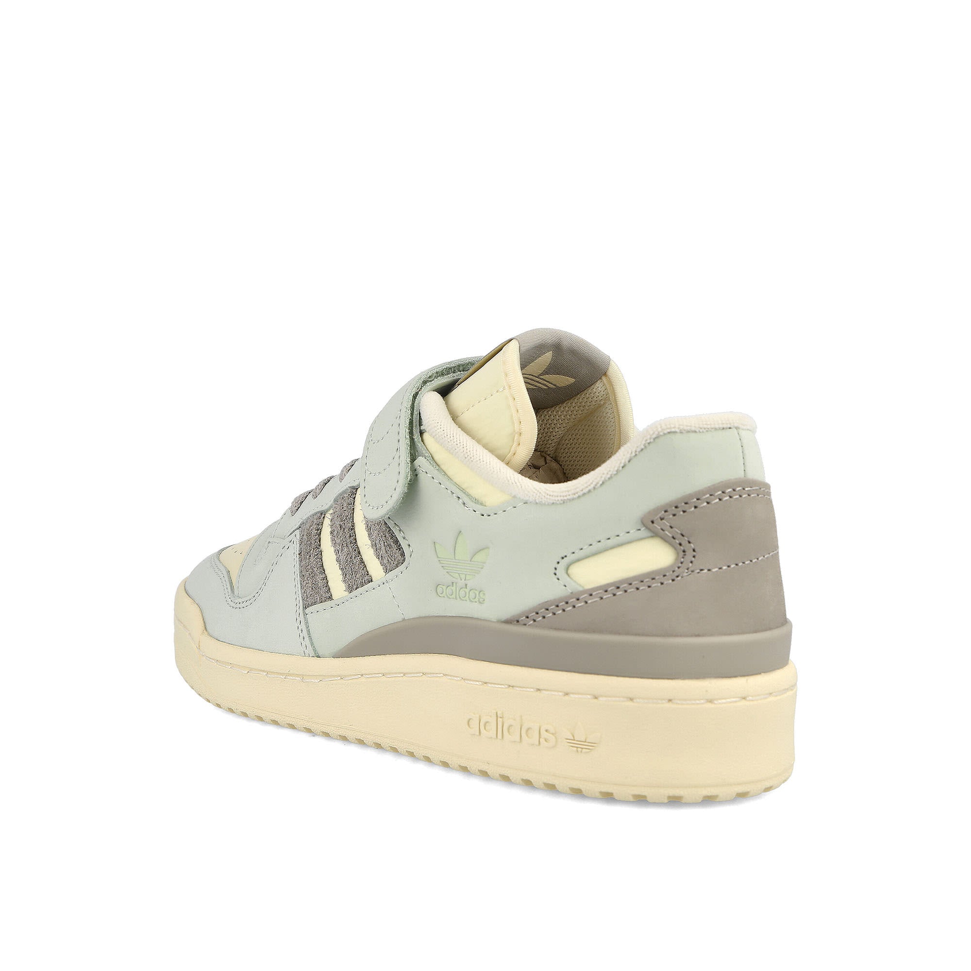 adidas Forum 84 Low Linen Green-Metal Grey-Cream White Sneakers Material | Overkill