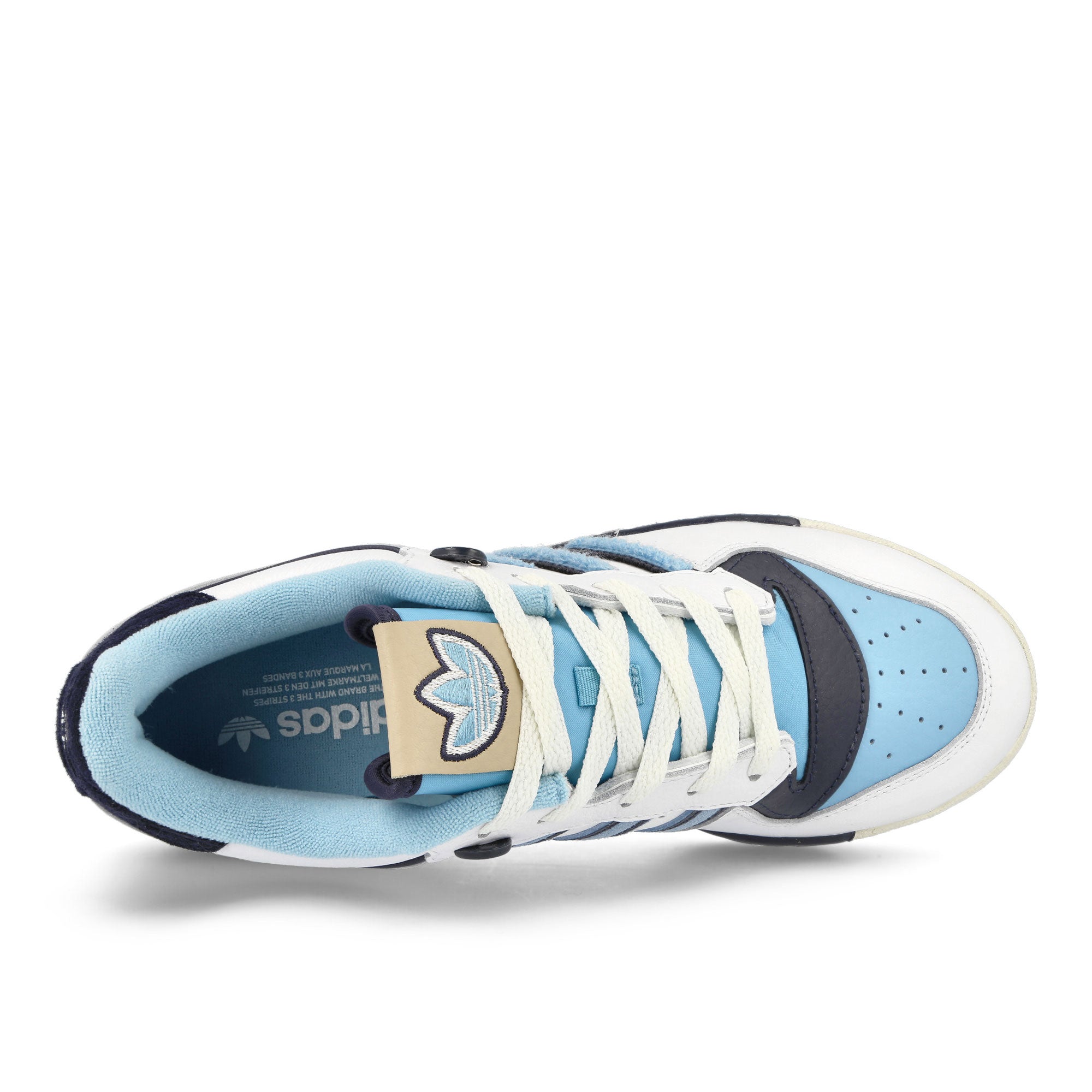 adidas Rivalry Low 86 Footwear White-Clear Blue-Shanav Low Top Sneakers Detailfoto | Overkill