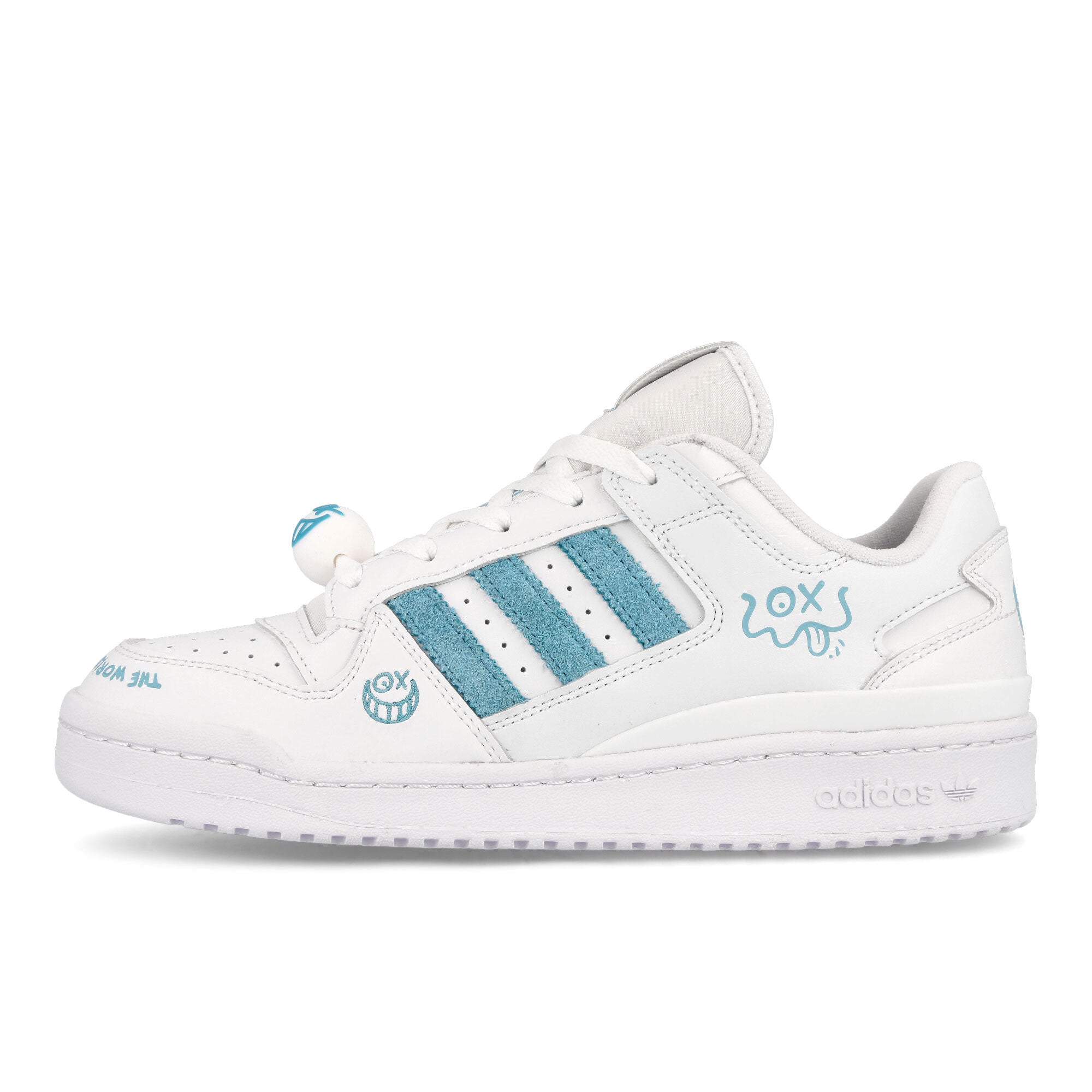 adidas Andre Saraiva x adidas Forum Low Classic Footwear White / Footwear White / Footwear White Low Top Sneakers FZ6353 | Overkill