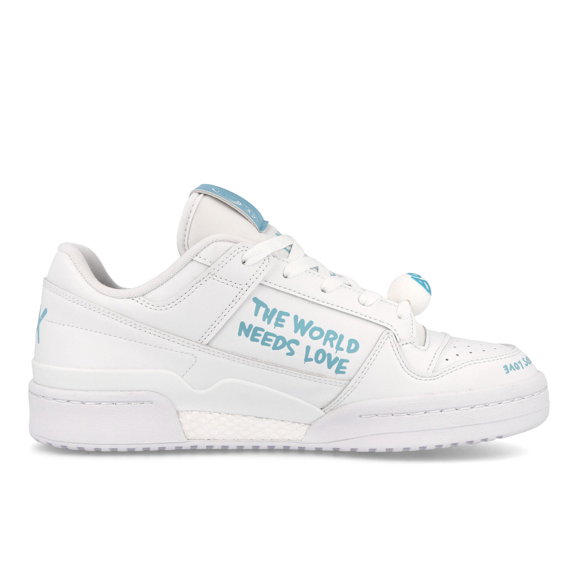 adidas Andre Saraiva x adidas Forum Low Classic Footwear White / Footwear White / Footwear White Low Top Sneakers Silhouette | Overkill