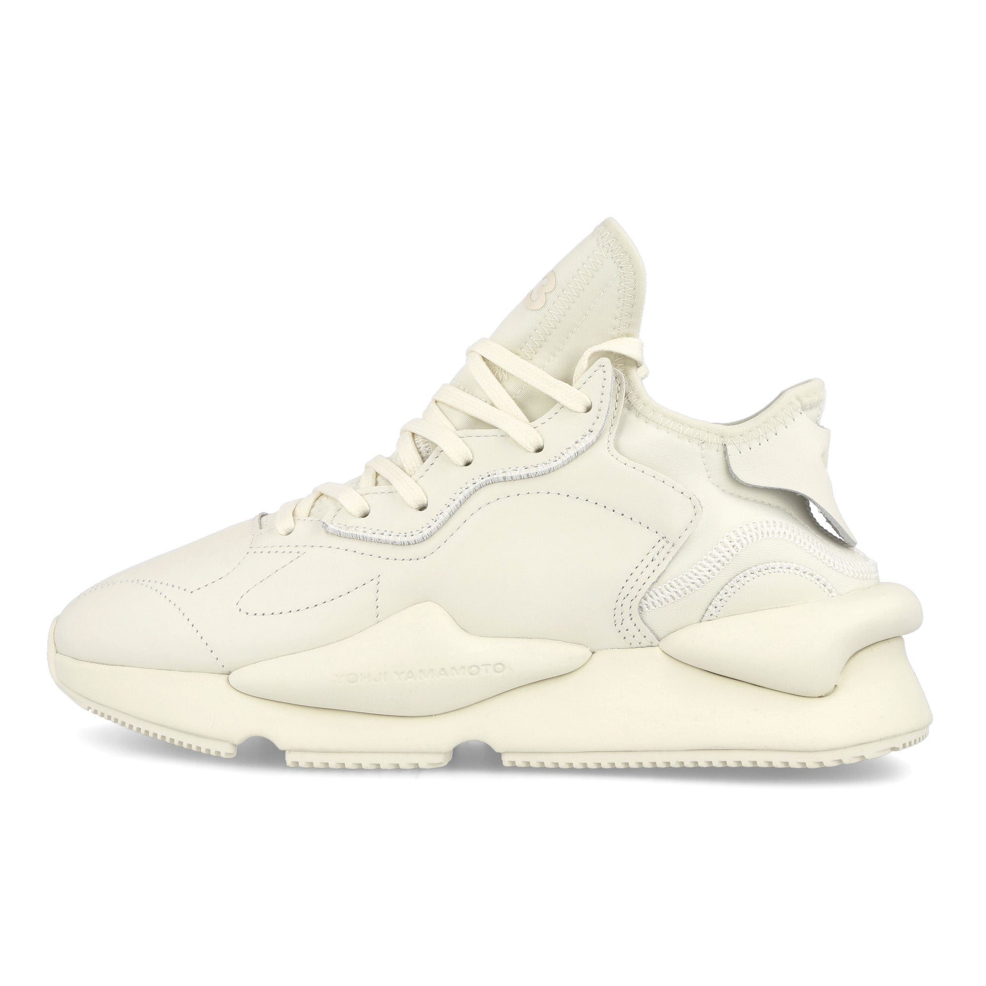 Y-3 Kaiwa Off White / Off White / Off White Low Top Sneakers FZ6384 | Overkill