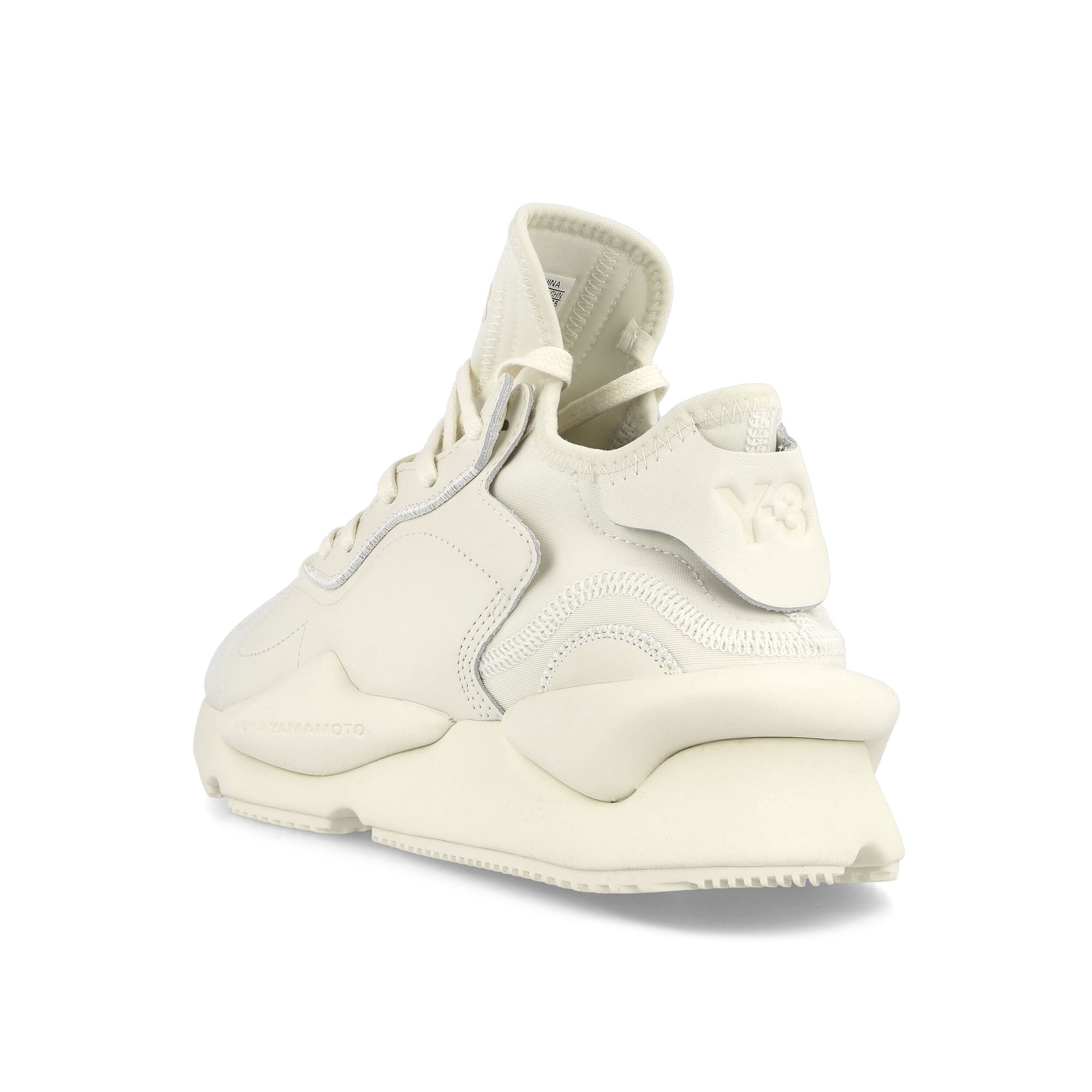 Y-3 Kaiwa Off White / Off White / Off White Low Top Sneakers Material | Overkill