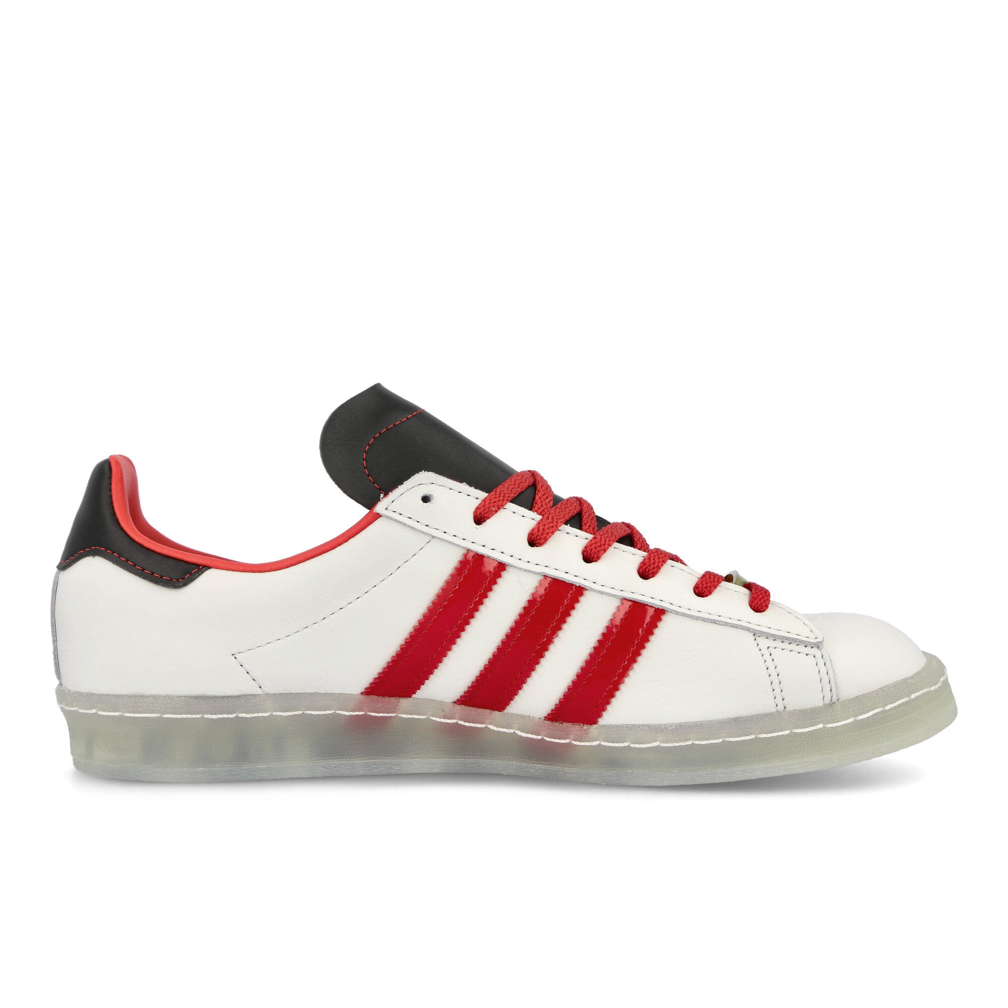 adidas Campus Cwhite / Vivred / Cblack Low Top Sneakers Silhouette | Overkill