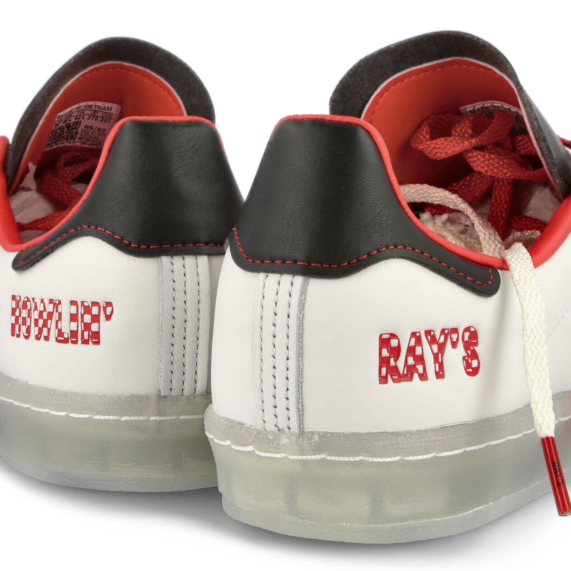 adidas Campus Cwhite / Vivred / Cblack Low Top Sneakers Detailfoto | Overkill