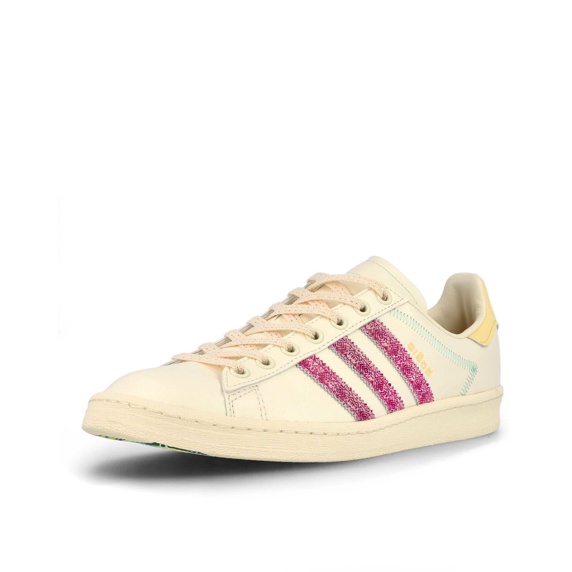 adidas campus kolam Cwhite / Cwhite / Orgtin Low Top Sneakers Close Up | Overkill