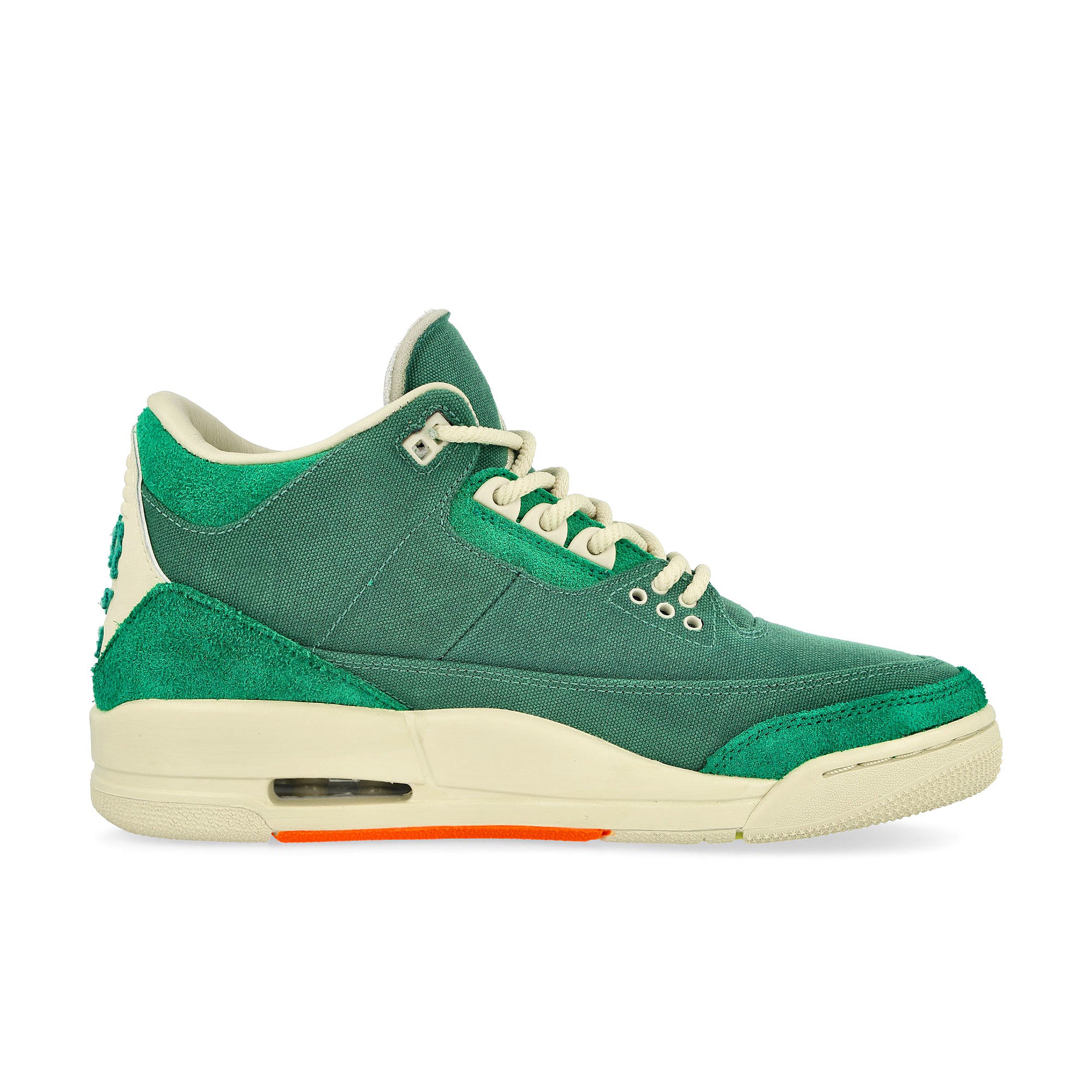 Jordan 3 Retro OG SP Bicoastal / Black-Malachite - Fossil High Top Sneakers Silhouette | Overkill