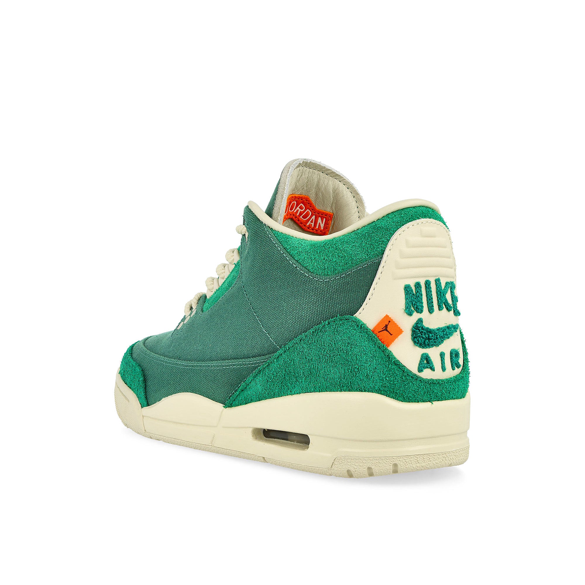 Jordan 3 Retro OG SP Bicoastal / Black-Malachite - Fossil High Top Sneakers Material | Overkill