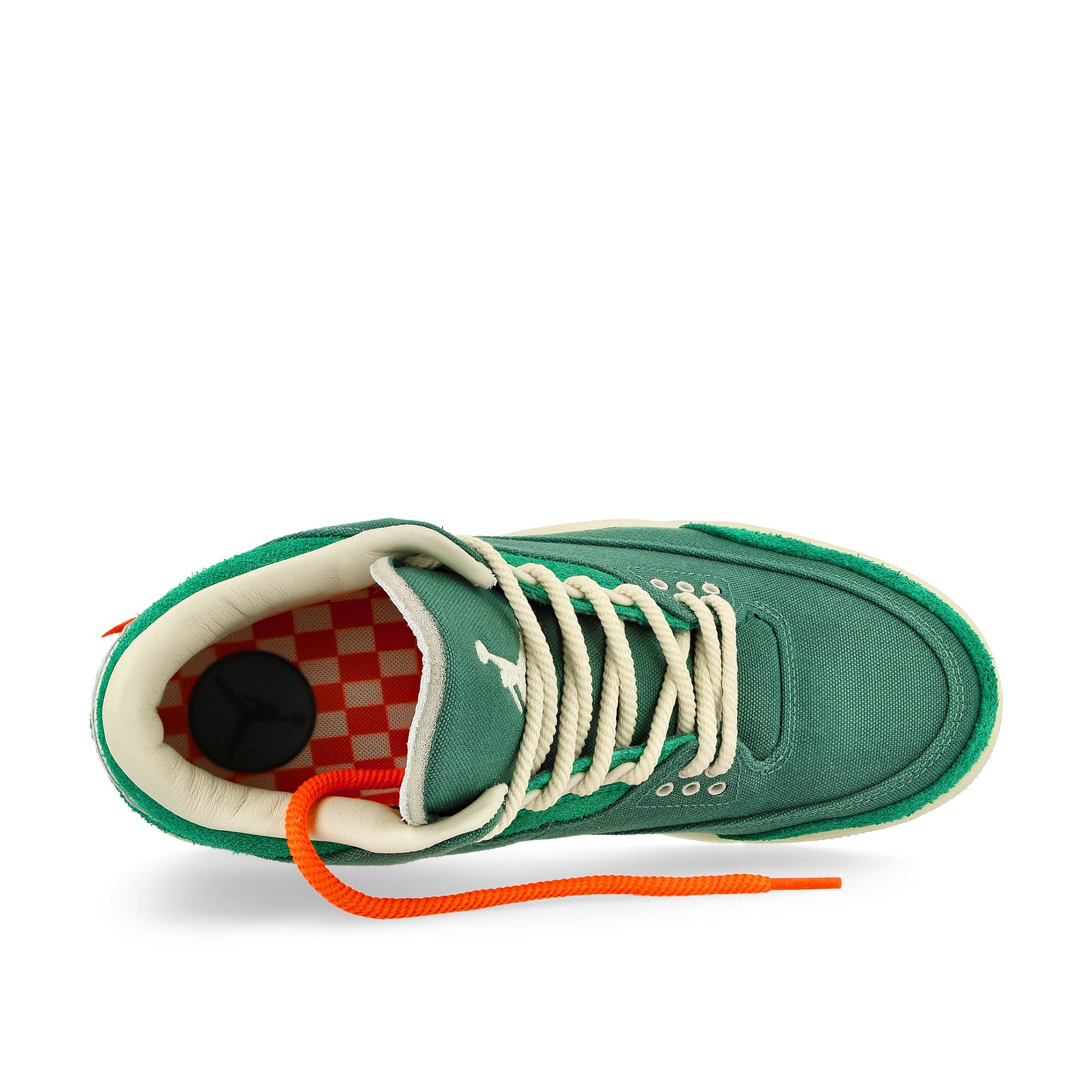 Jordan 3 Retro OG SP Bicoastal / Black-Malachite - Fossil High Top Sneakers Detailfoto | Overkill