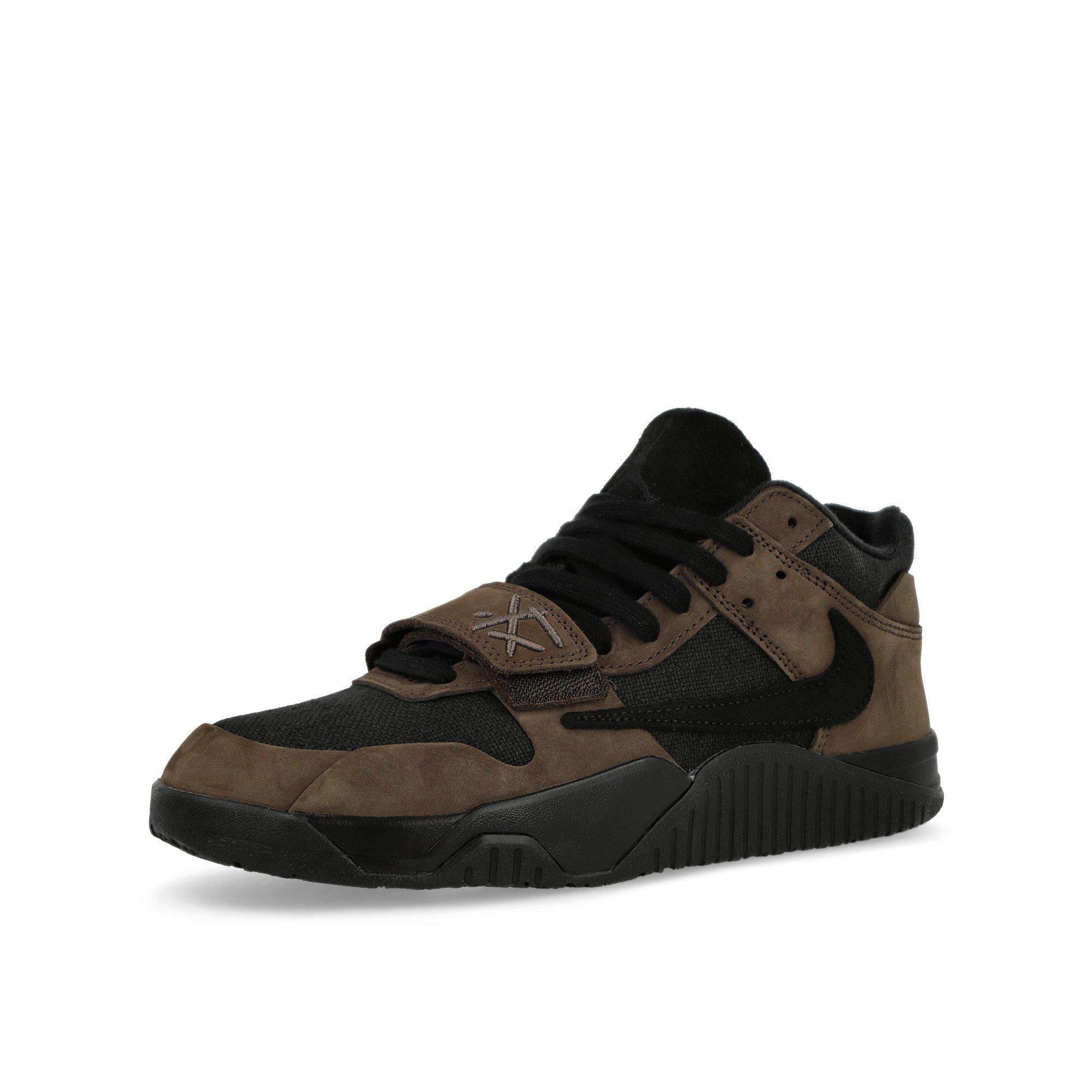 Jordan Jumpman Jack TR Dark Mocha / Black - Sail Mid Top Sneakers Close Up | Overkill